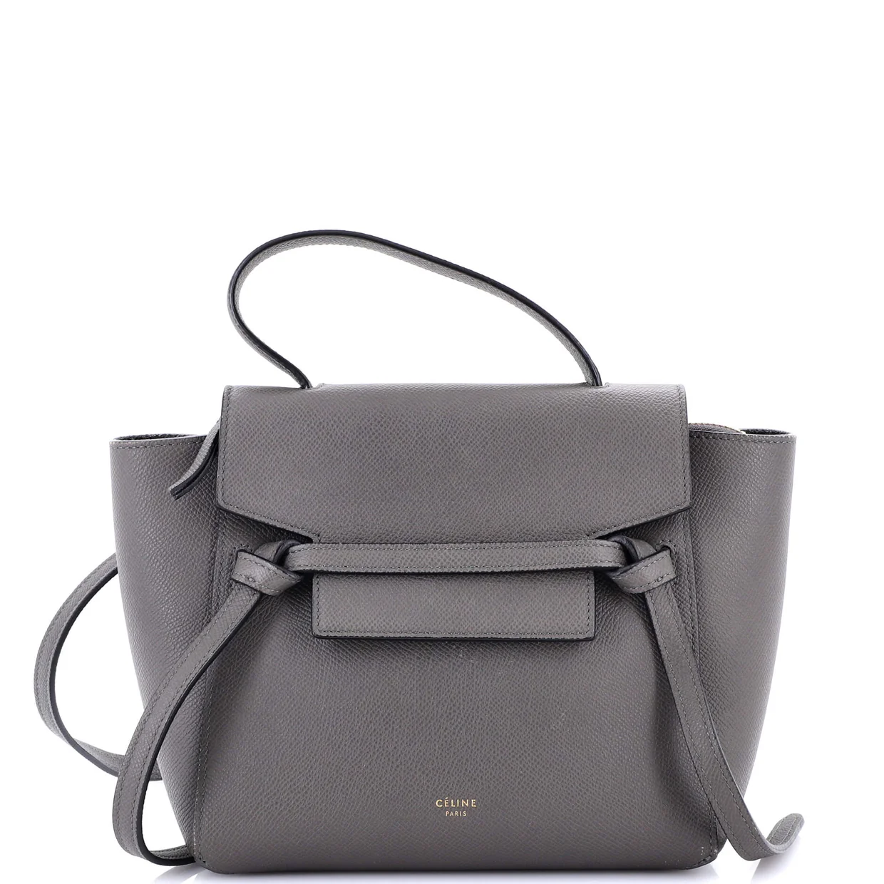 Belt Bag Textured Leather Nano - Deep Luxury