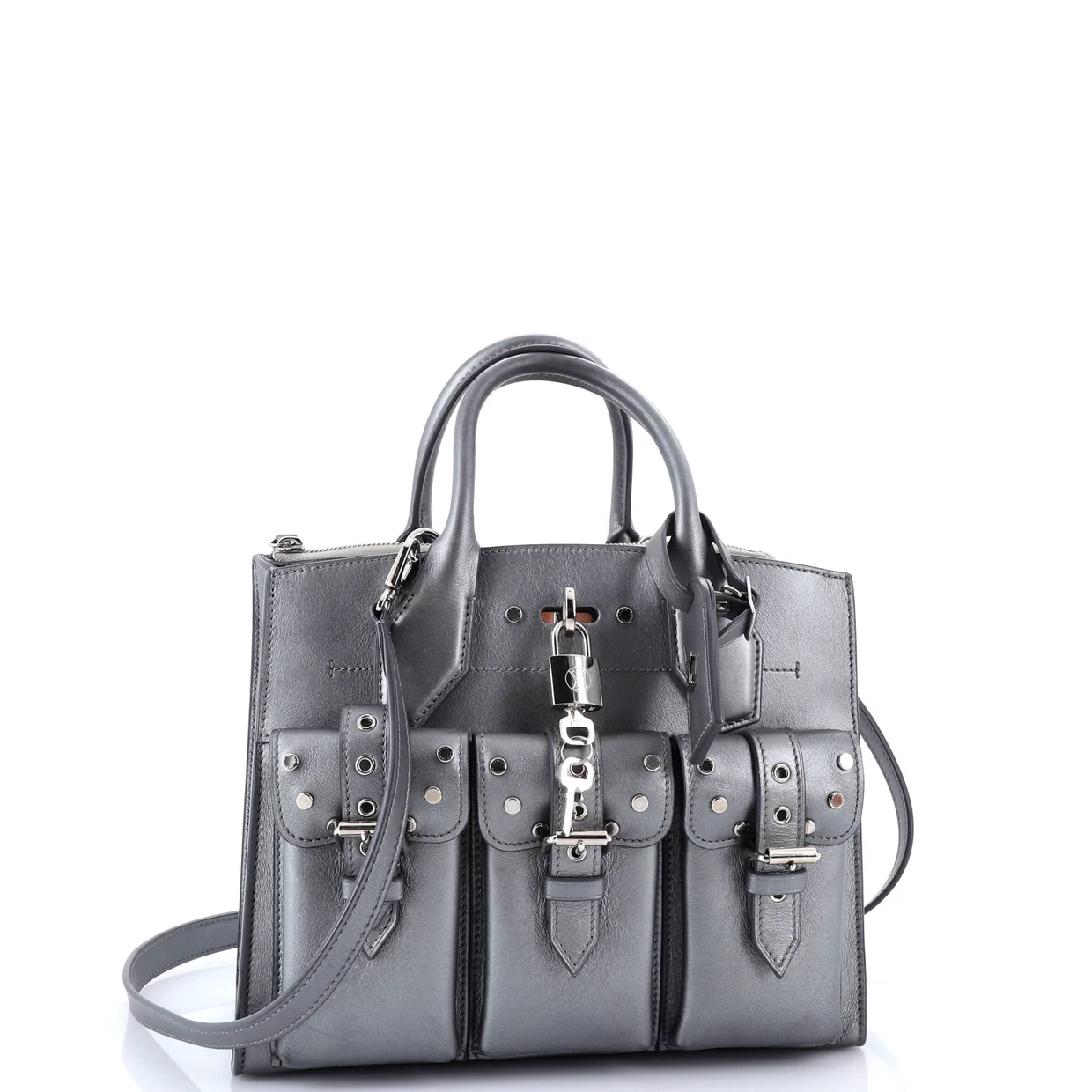 City Steamer Pockets Bag Leather PM - Deep Luxury
