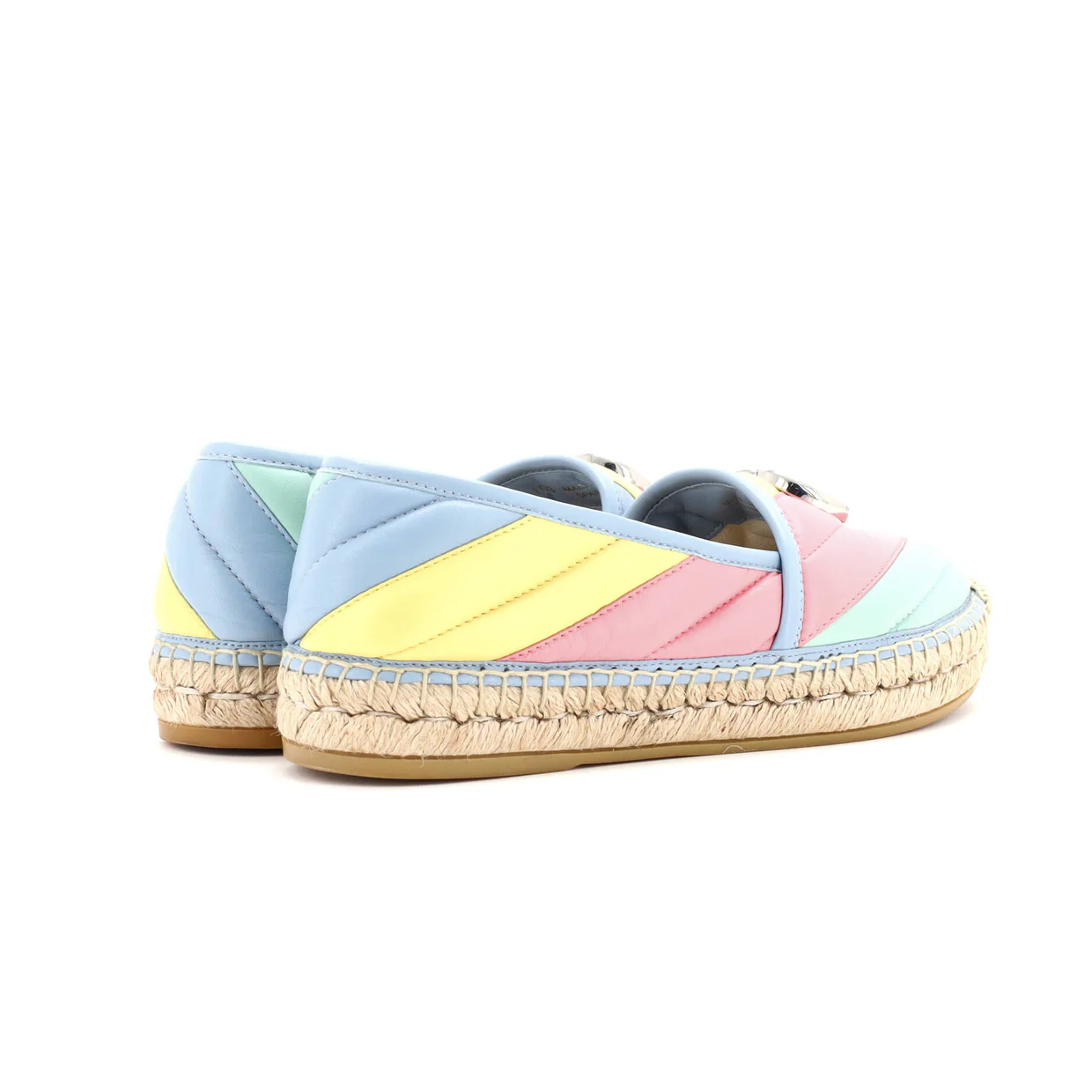 Women's GG Marmont Espadrilles Matelasse Leather - Deep Luxury