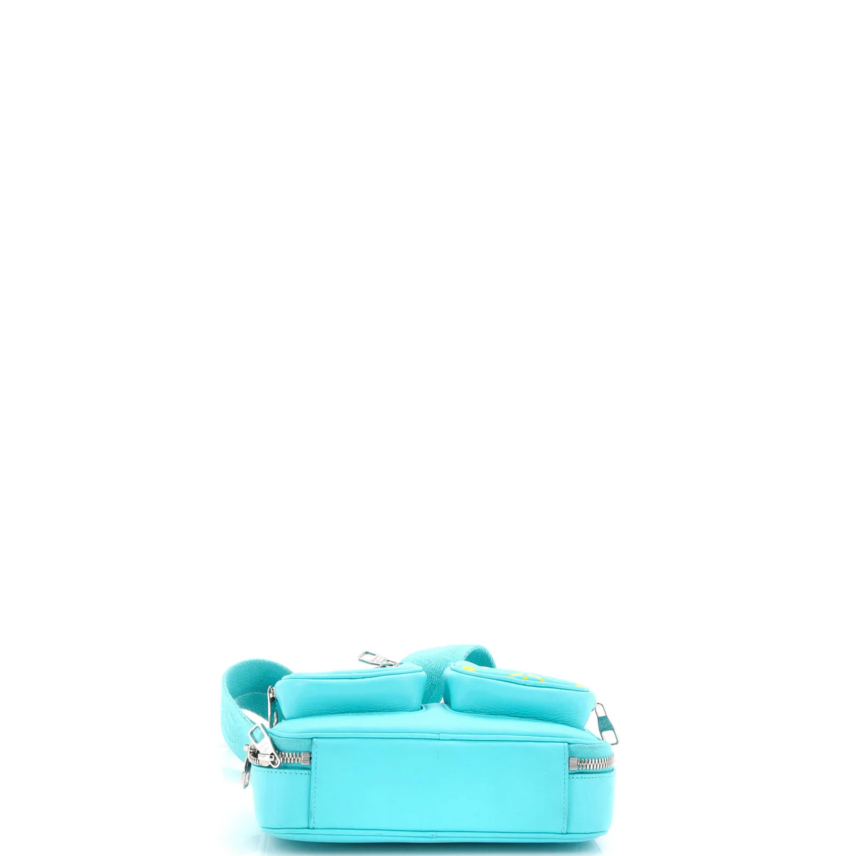 Utility Crossbody Bag Calfskin with Embossed Monogram Detail - Deep Luxury