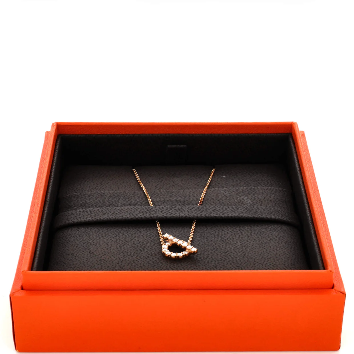 Finesse Pendant Necklace 18K Rose Gold and Diamonds - Deep Luxury
