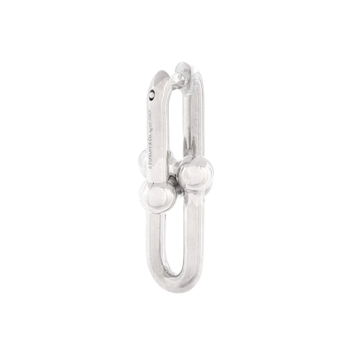 Hardwear Link Earrings Sterling Silver Large - Deep Luxury