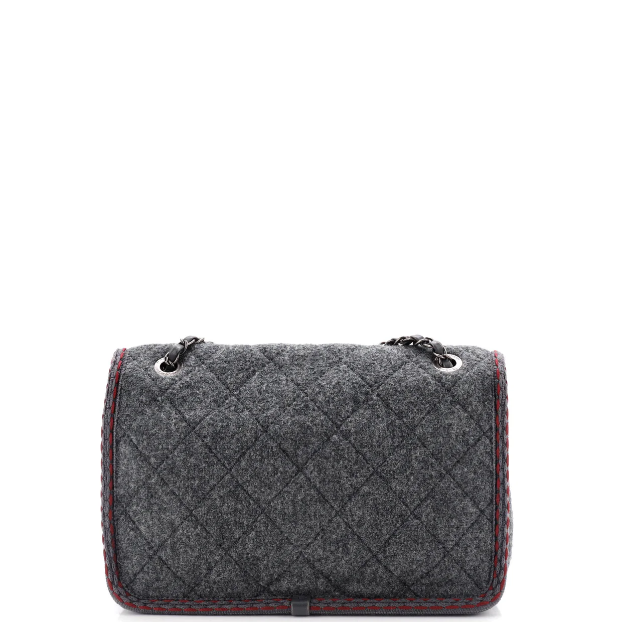 Paris-Salzburg Flap Bag Quilted Wool Medium - Deep Luxury