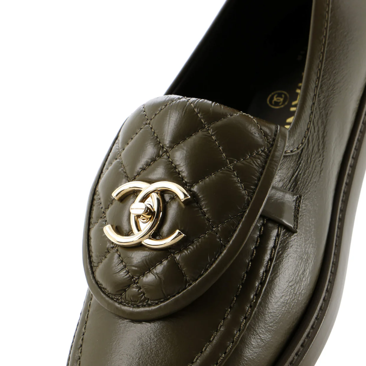 Women's CC Loafers Quilted Leather - Deep Luxury