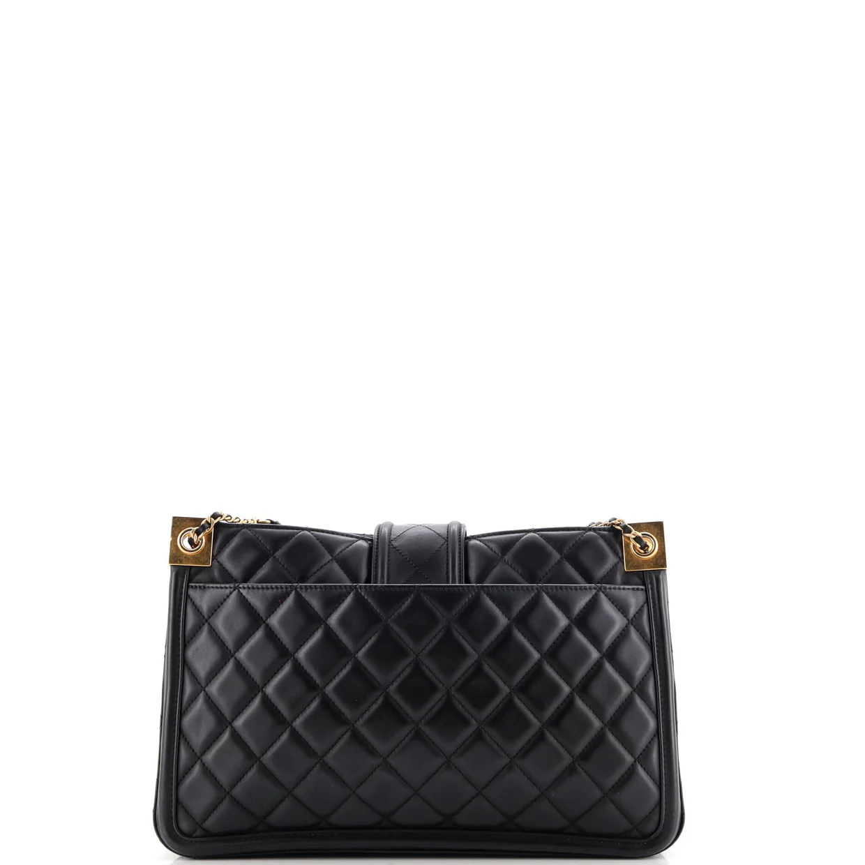 Elegant CC Tote Quilted Lambskin Medium - Deep Luxury