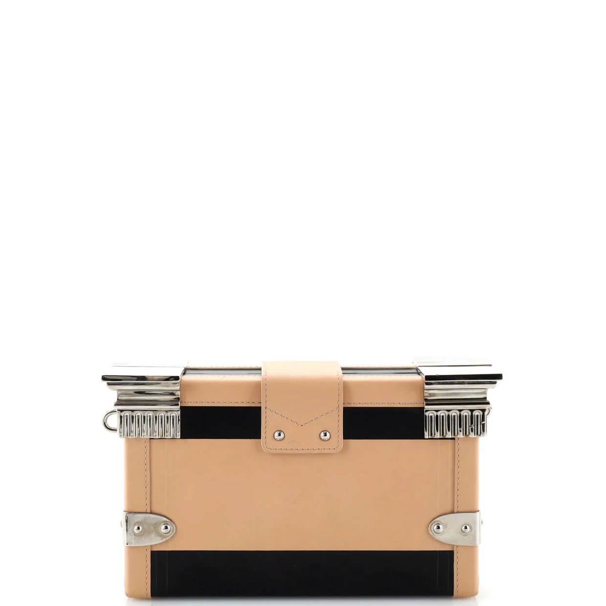 Temple Petite Malle Handbag Leather - Deep Luxury