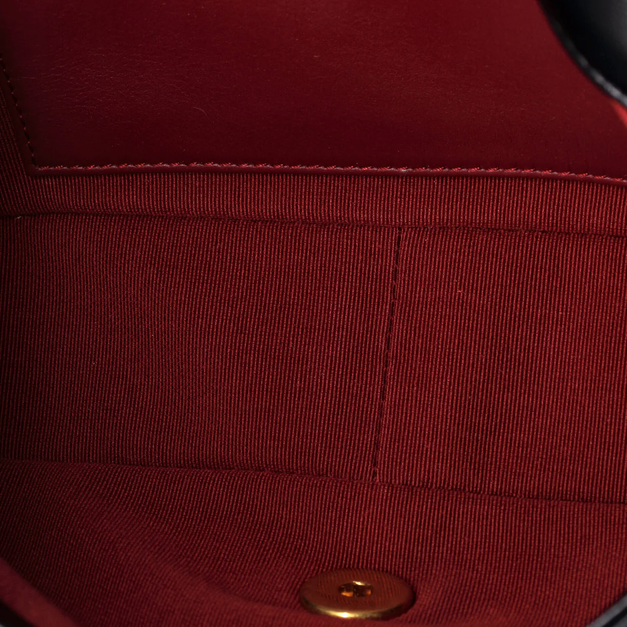 Quilt Metal Edge CC Flap Bag Quilted Lambskin Small - Deep Luxury