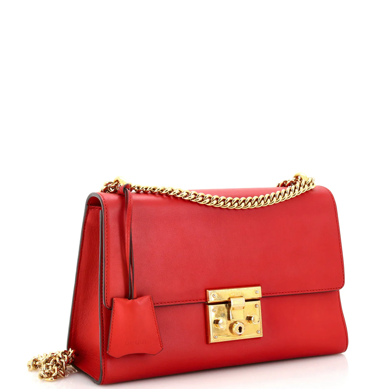 Padlock Shoulder Bag Leather Medium - Deep Luxury