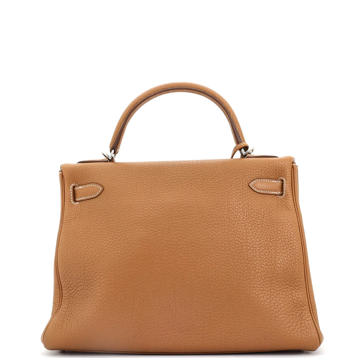 Kelly Handbag Gold Togo with Palladium Hardware 32 - Deep Luxury