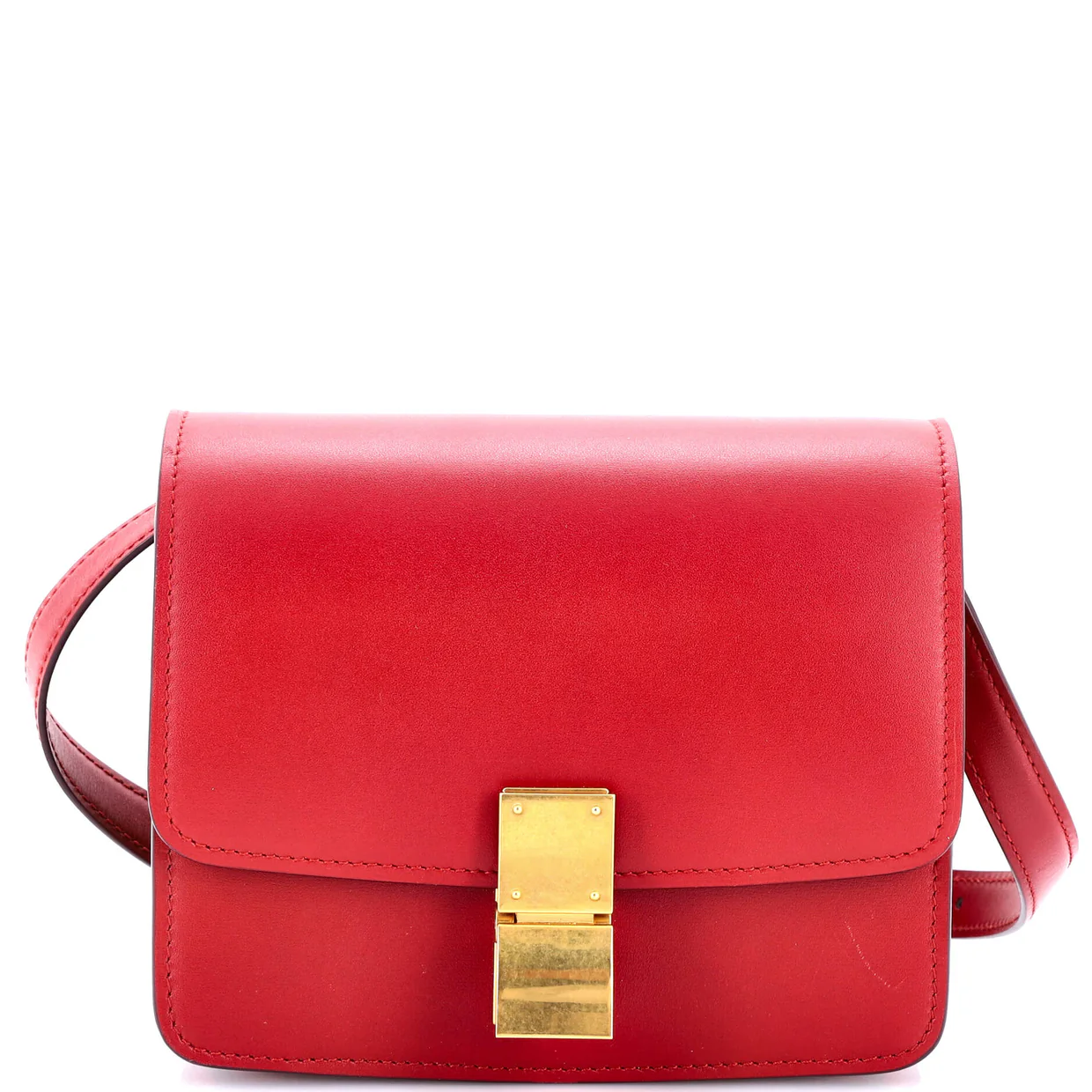 Classic Box Bag Smooth Leather Small - Deep Luxury