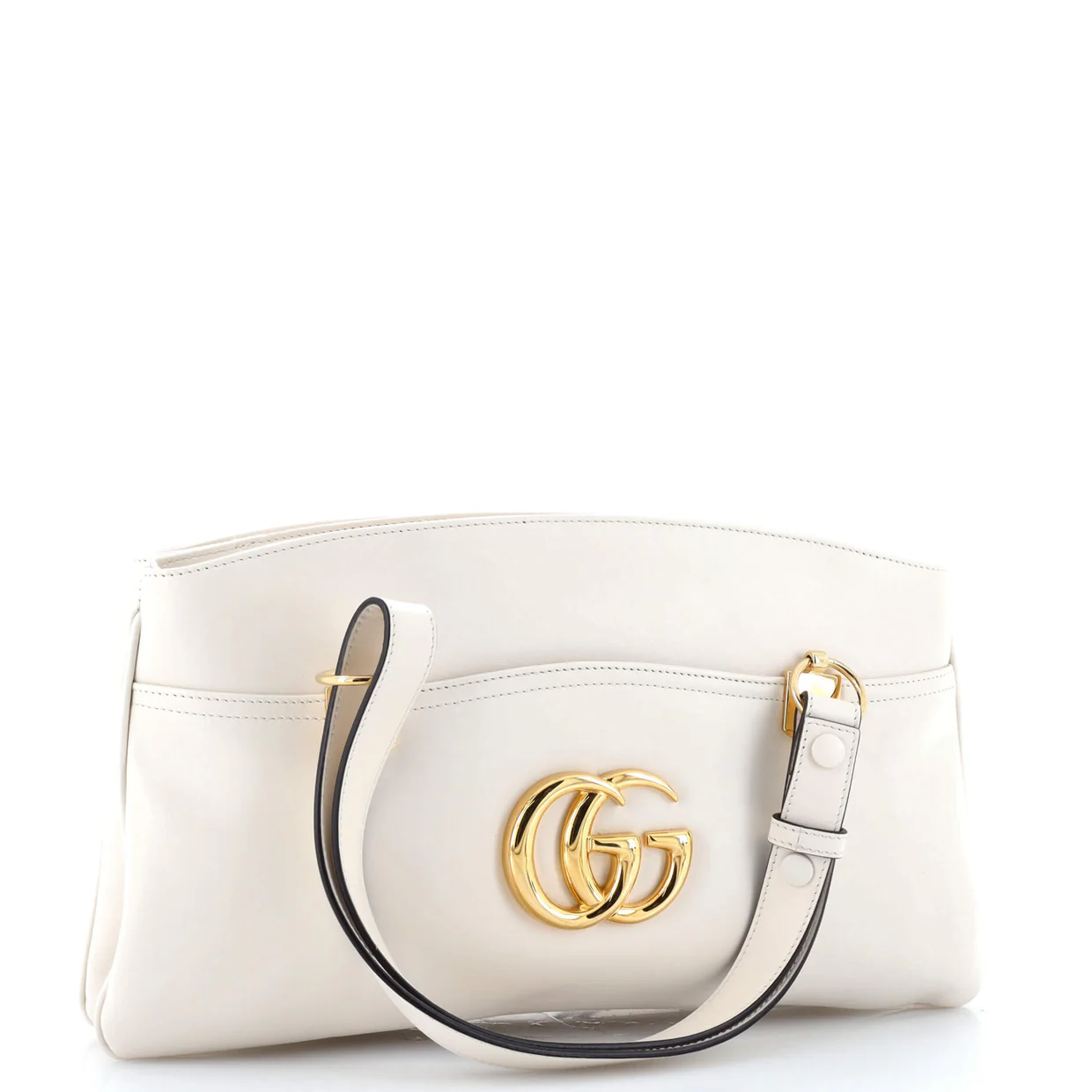 Arli Top Handle Bag Leather Large - Deep Luxury