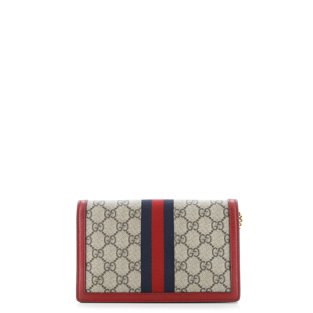 Queen Margaret Chain Wallet GG Coated Canvas Mini - Deep Luxury