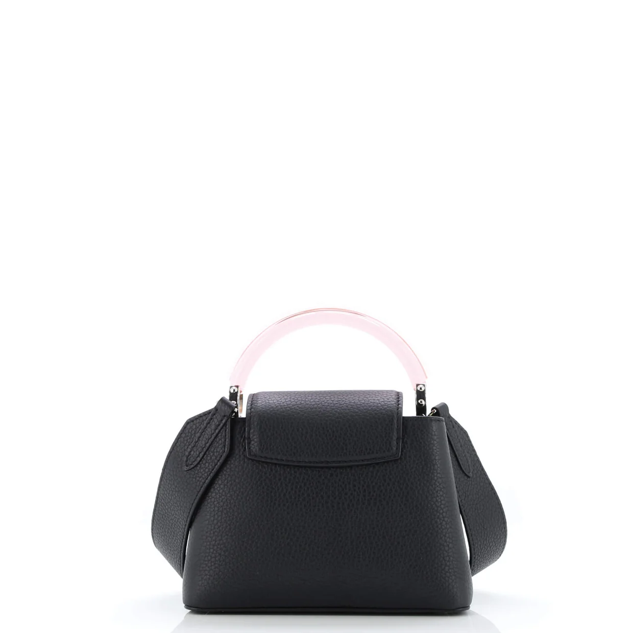 Capucines Bag Leather with Plexiglass Mini - Deep Luxury