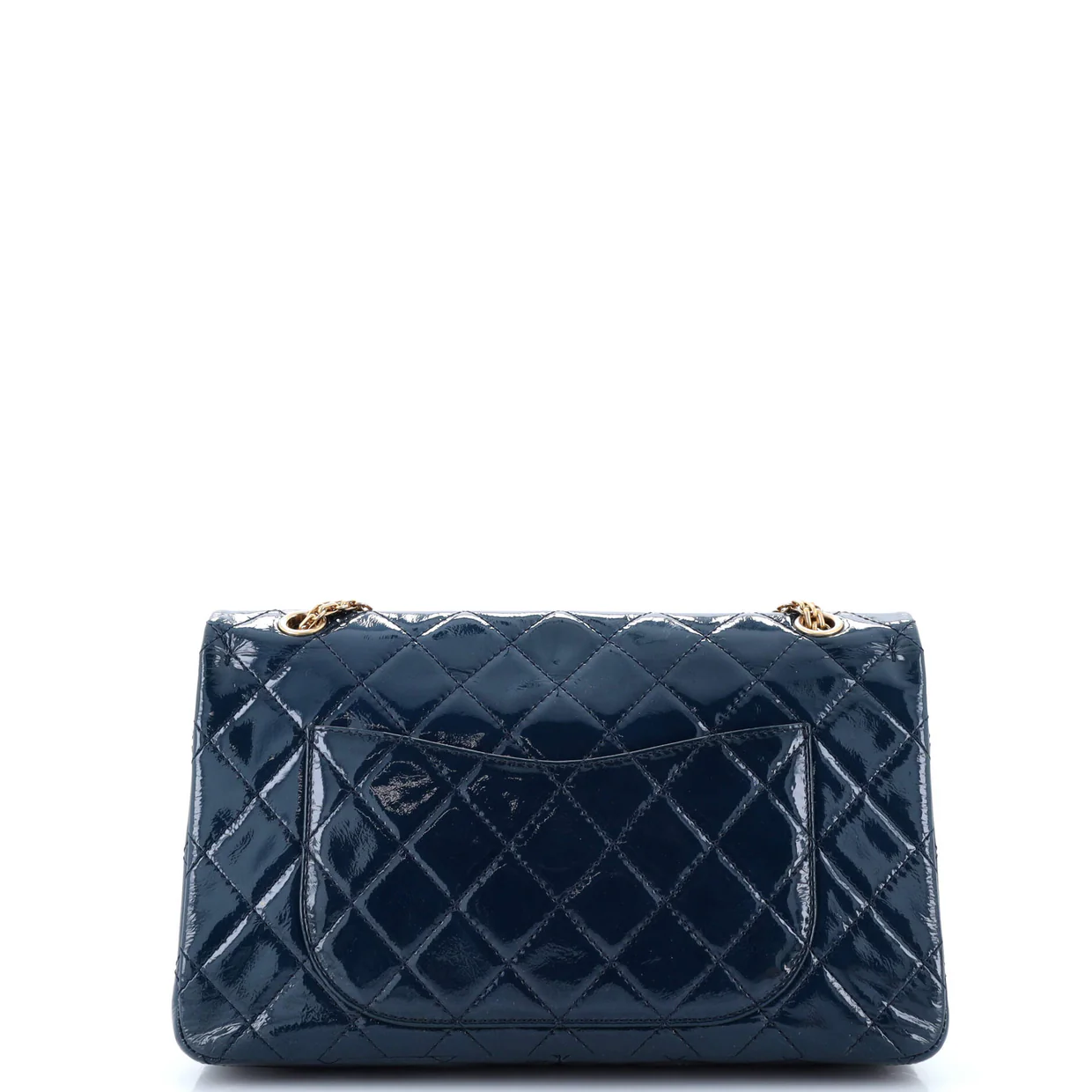 Reissue 2.55 Flap Bag Quilted Crinkled Patent 227 - Deep Luxury