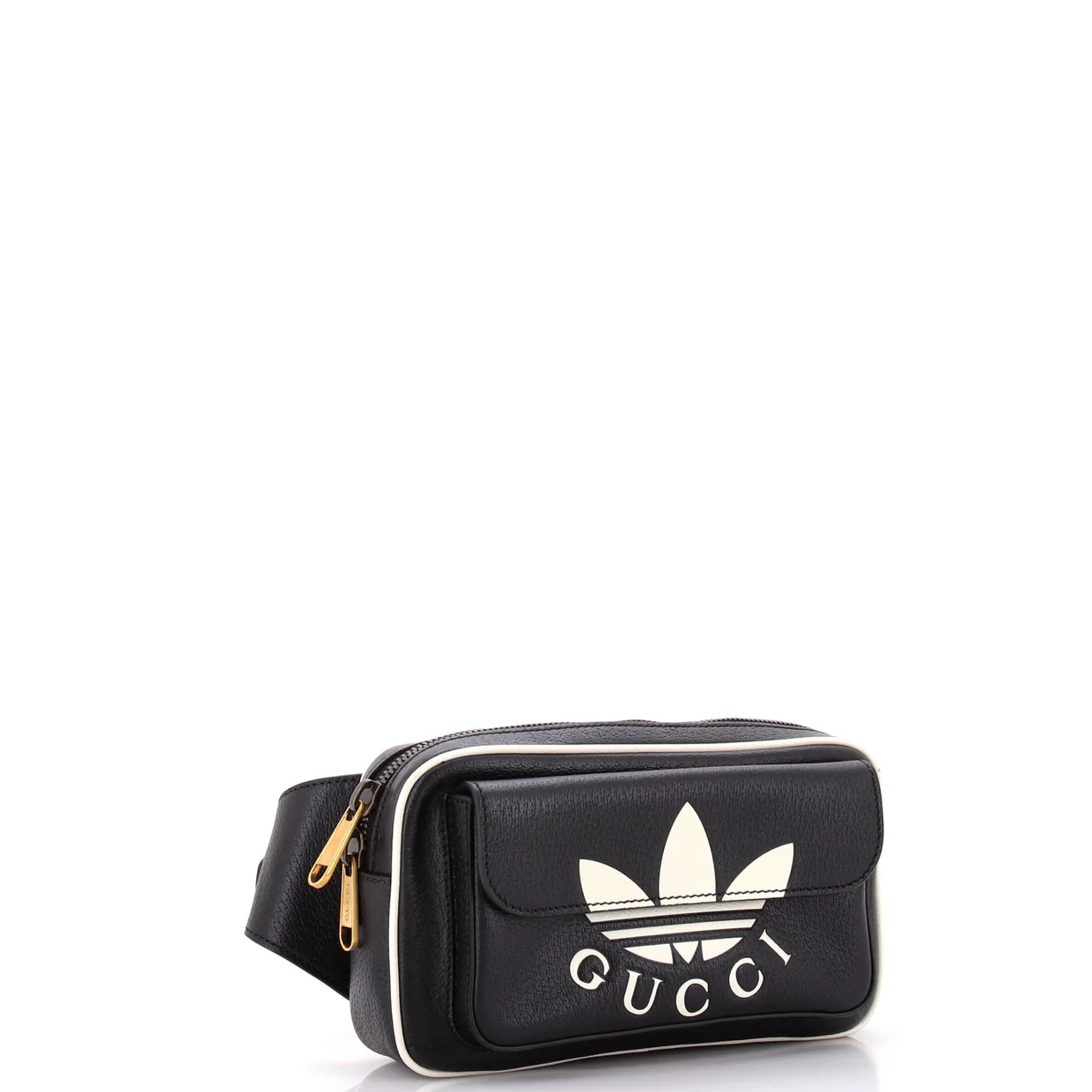 x adidas Zip Belt Bag Leather - Deep Luxury