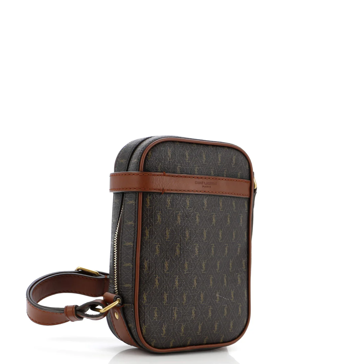 Le Monogramme Crossbody Pouch Monogram All Over Coated Canvas and Leather Small - Deep Luxury