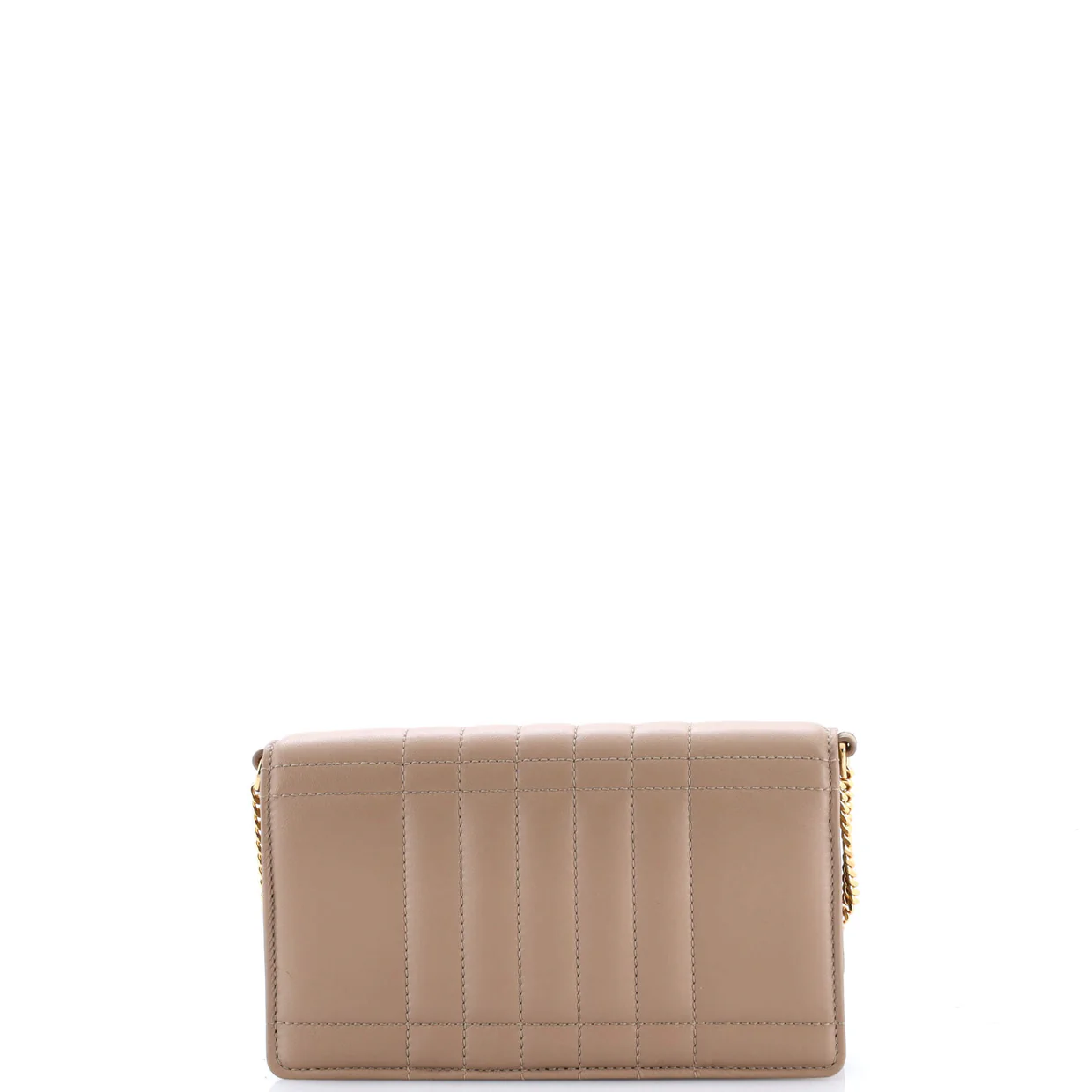 Lola Clutch on Chain Quilted Leather - Deep Luxury