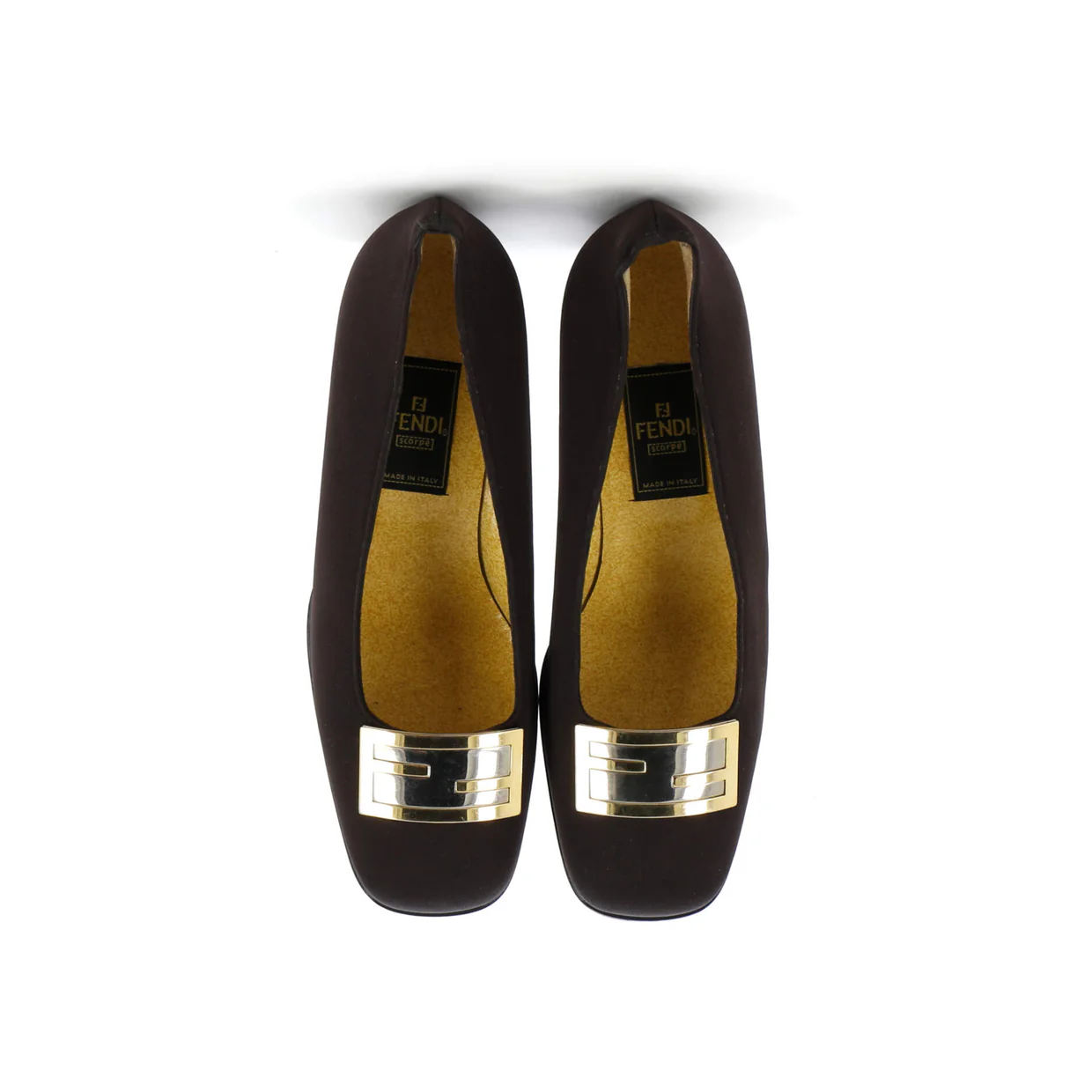 Women's Vintage FF Pumps Canvas - Deep Luxury
