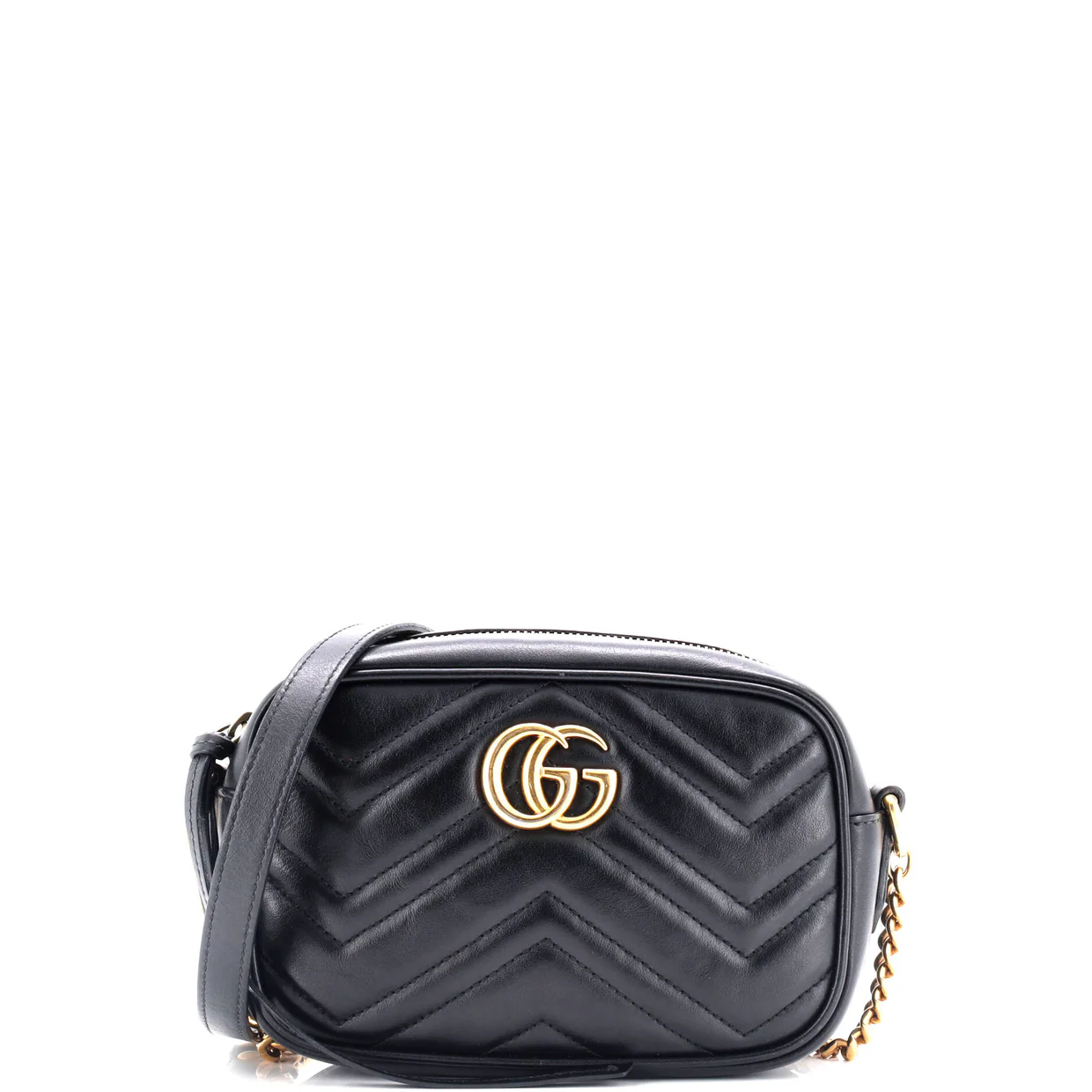 GG Marmont Shoulder Bag Matelasse Leather Mini - Deep Luxury