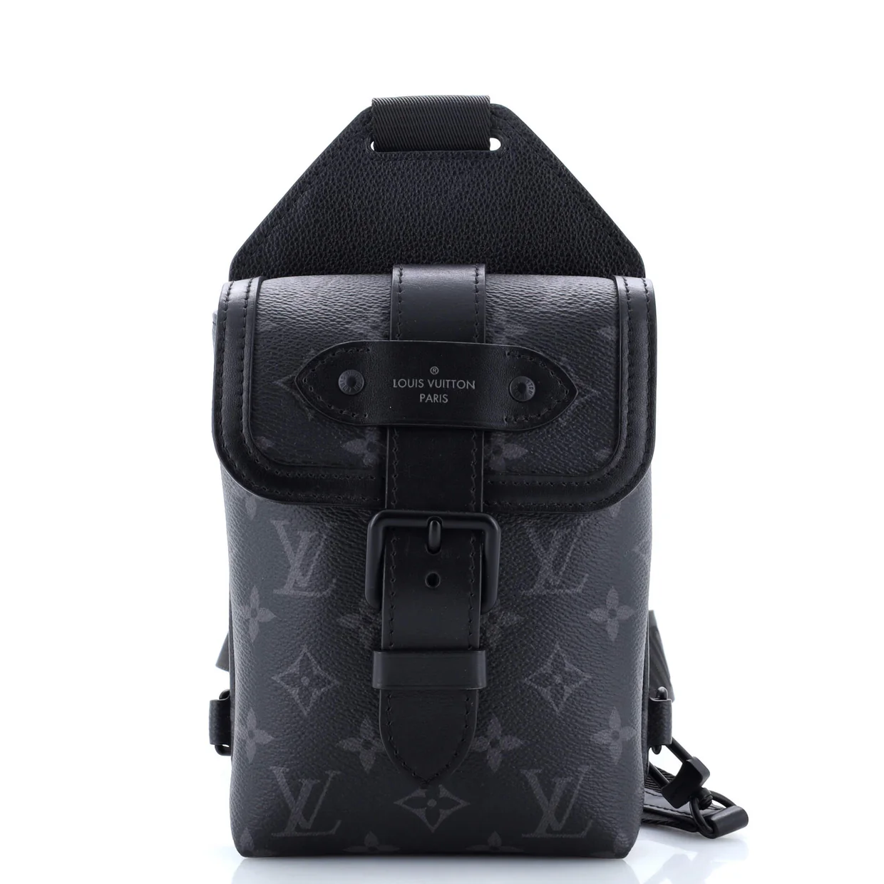 Saumur Slingbag Monogram Eclipse Canvas - Deep Luxury