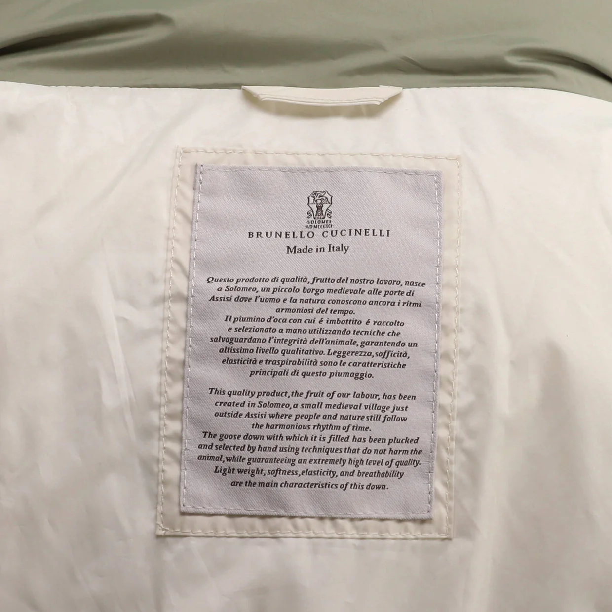 Women's Double Zipper Puffer Jacket Quilted Polyester with Down - Deep Luxury