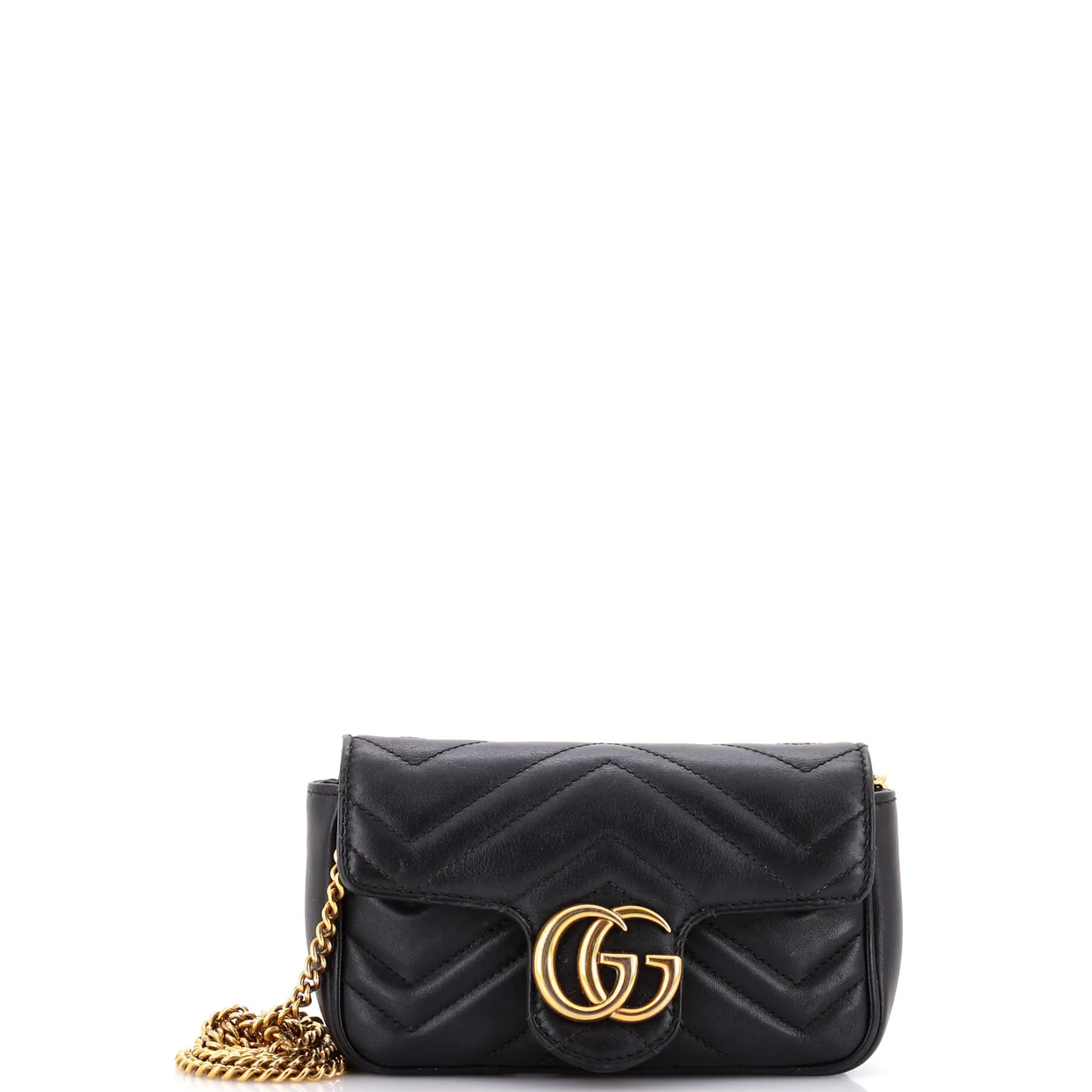GG Marmont Flap Bag Matelasse Leather Super Mini - Deep Luxury