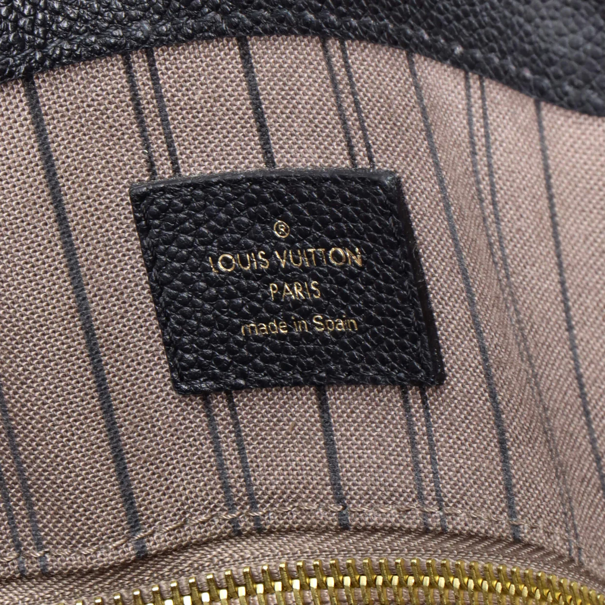 Pont Neuf Handbag Monogram Empreinte Leather MM - Deep Luxury