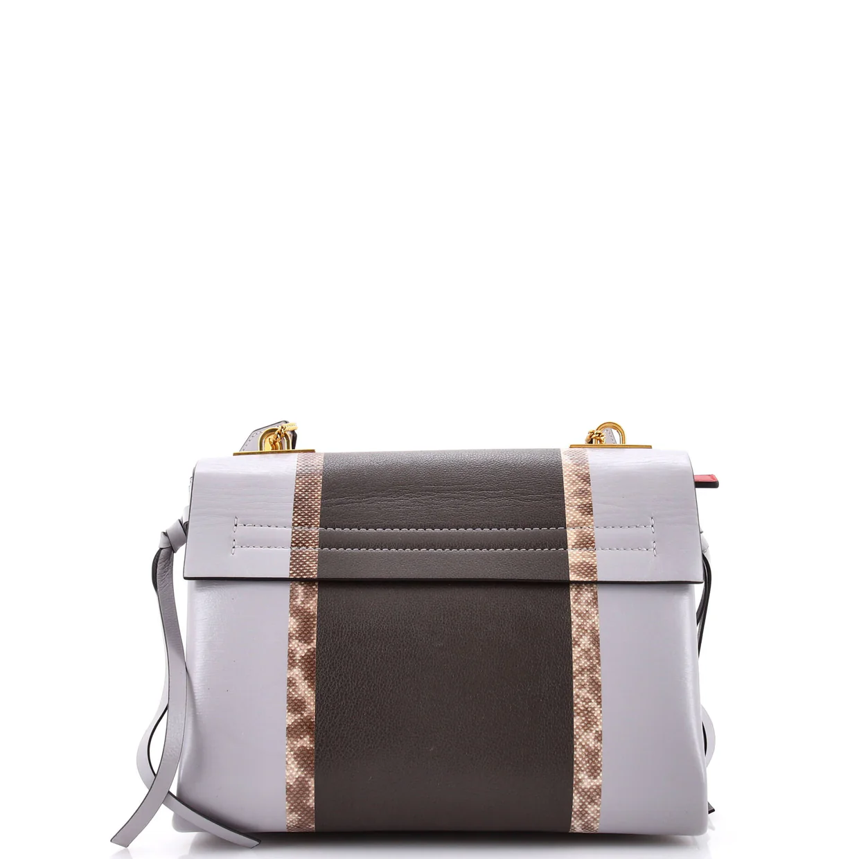 VRing Shoulder Bag Printed Leather Small - Deep Luxury