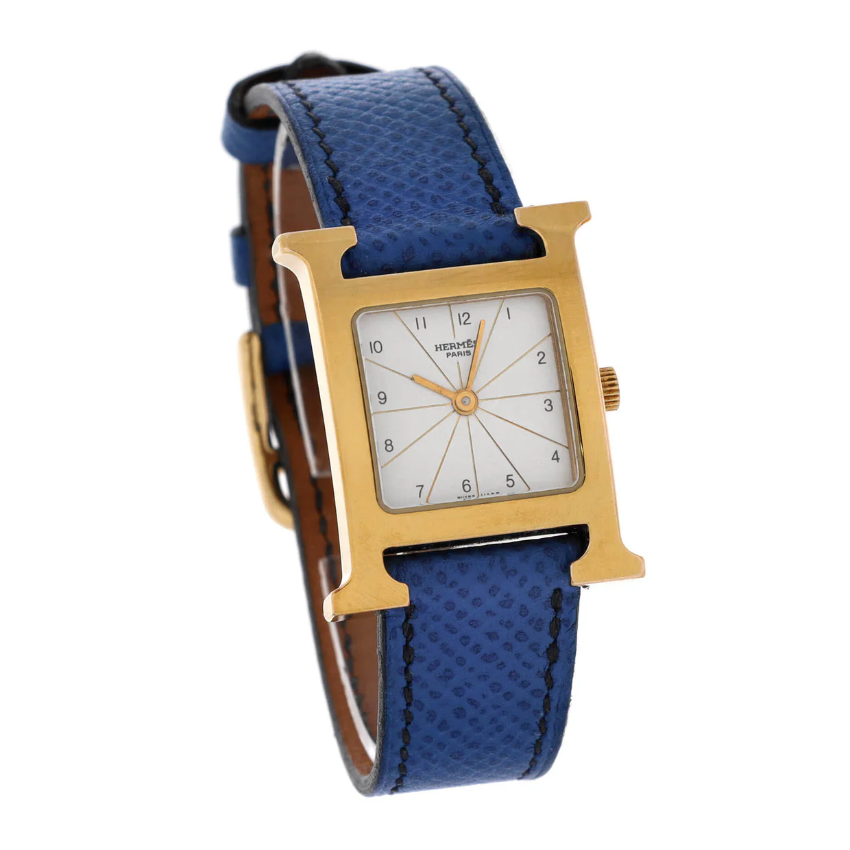 Heure H Quartz Watch Stainless Steel and Leather 21 - Deep Luxury