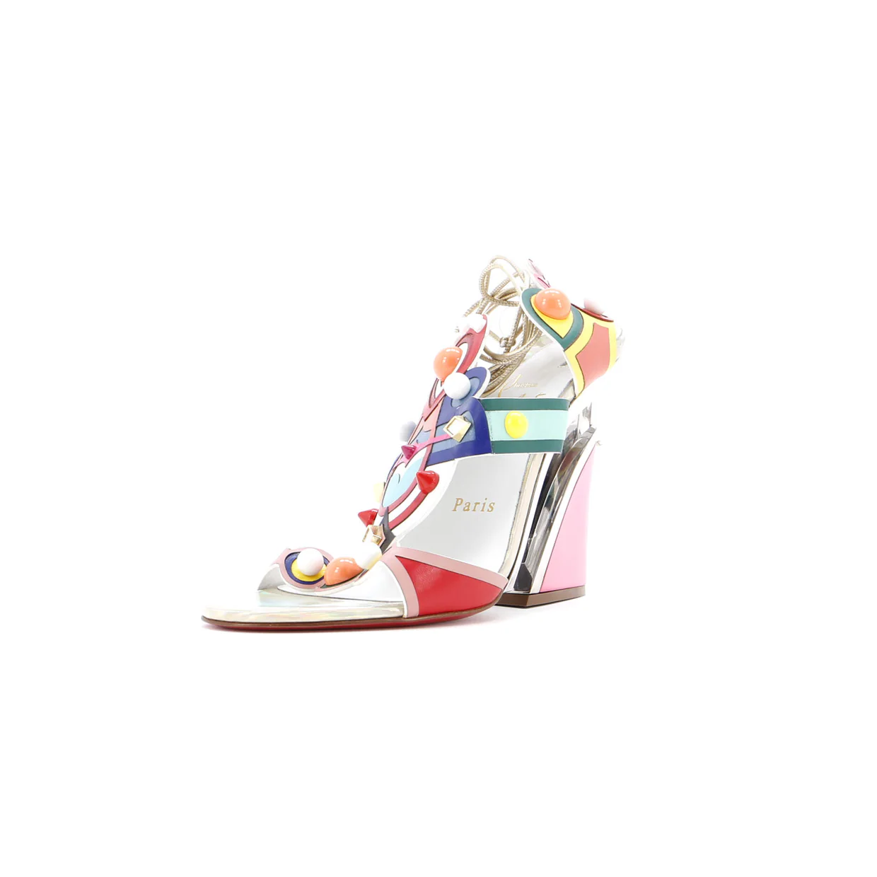 Womens Papagaya Levita Wedge Sandals Leather - Deep Luxury