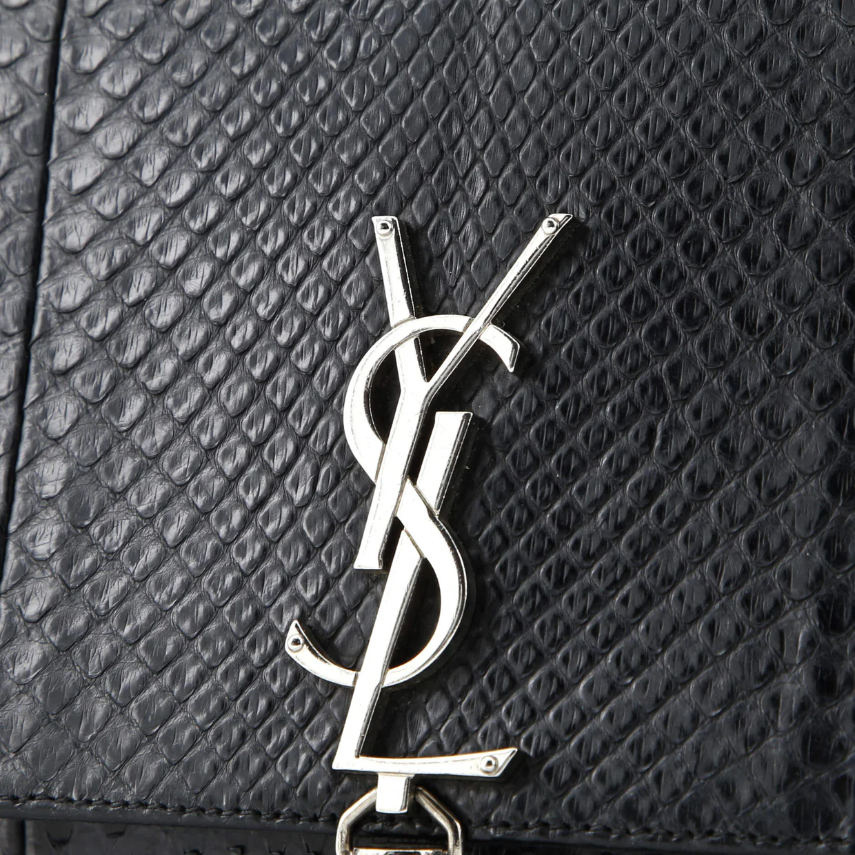 Classic Monogram Tassel Crossbody Bag Python Medium - Deep Luxury