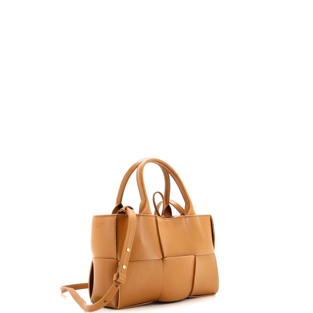 Arco Tote Maxi Intrecciato Leather Small - Deep Luxury