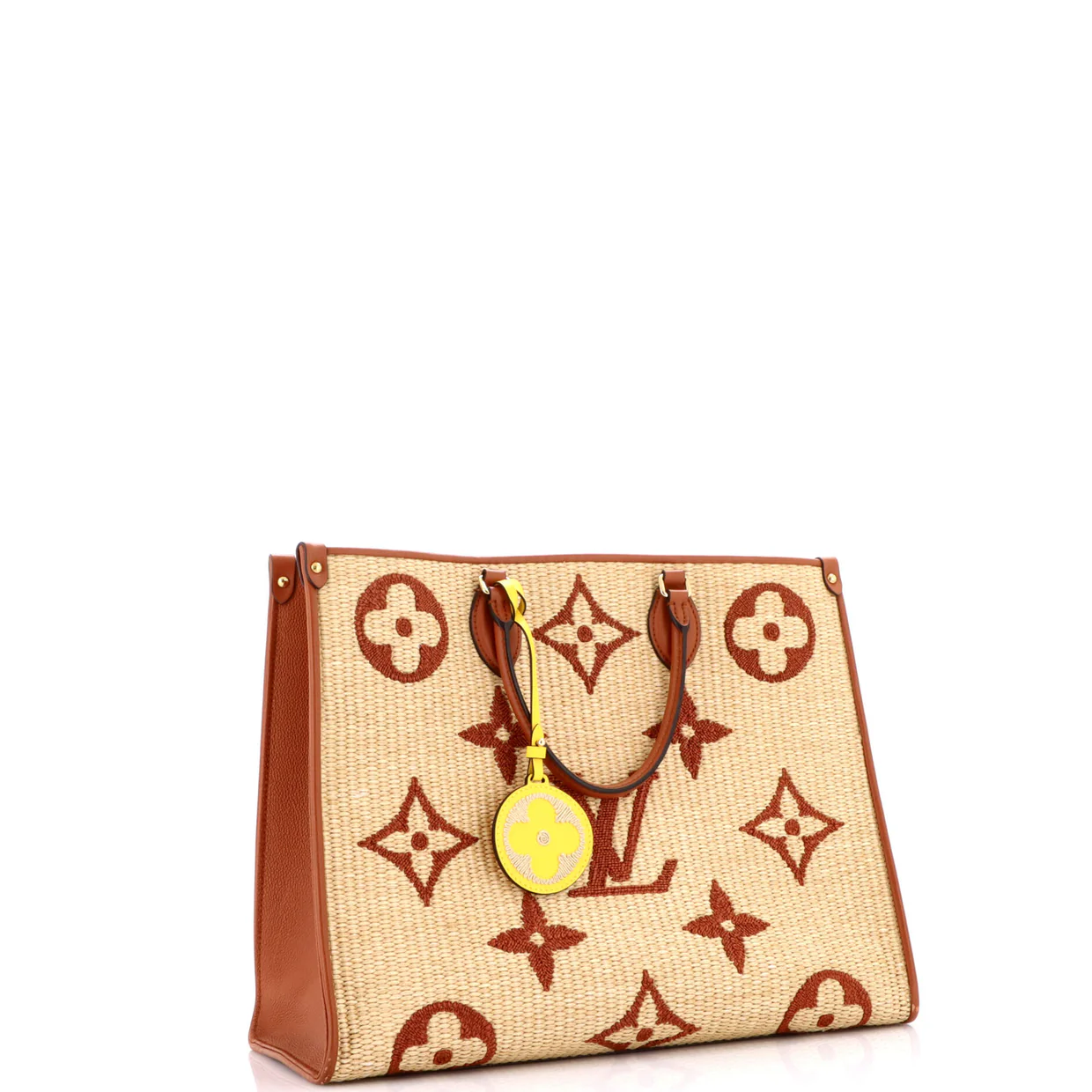 OnTheGo Tote Monogram Giant Raffia GM - Deep Luxury