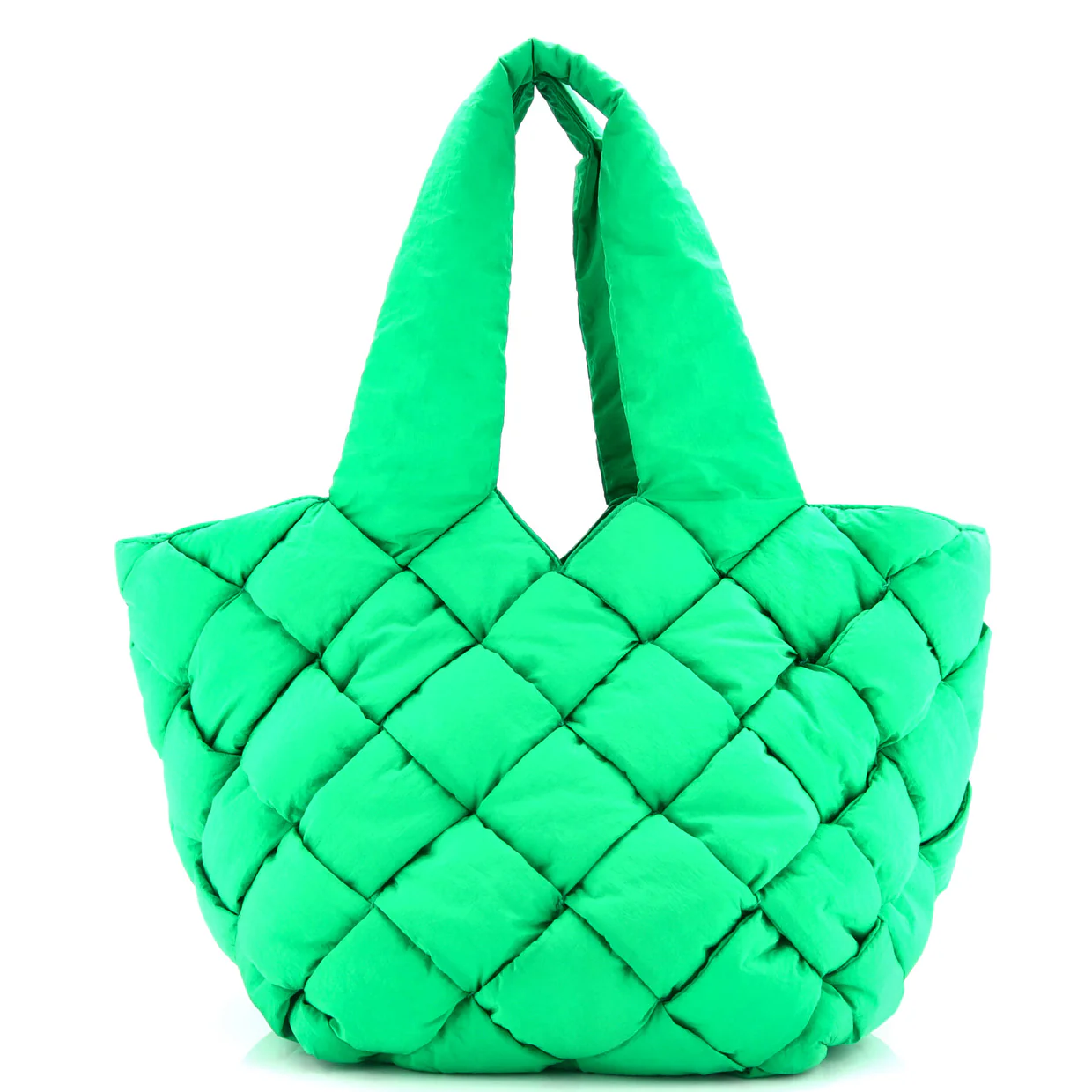 Cassette Paper Tote Intrecciato Nylon - Deep Luxury