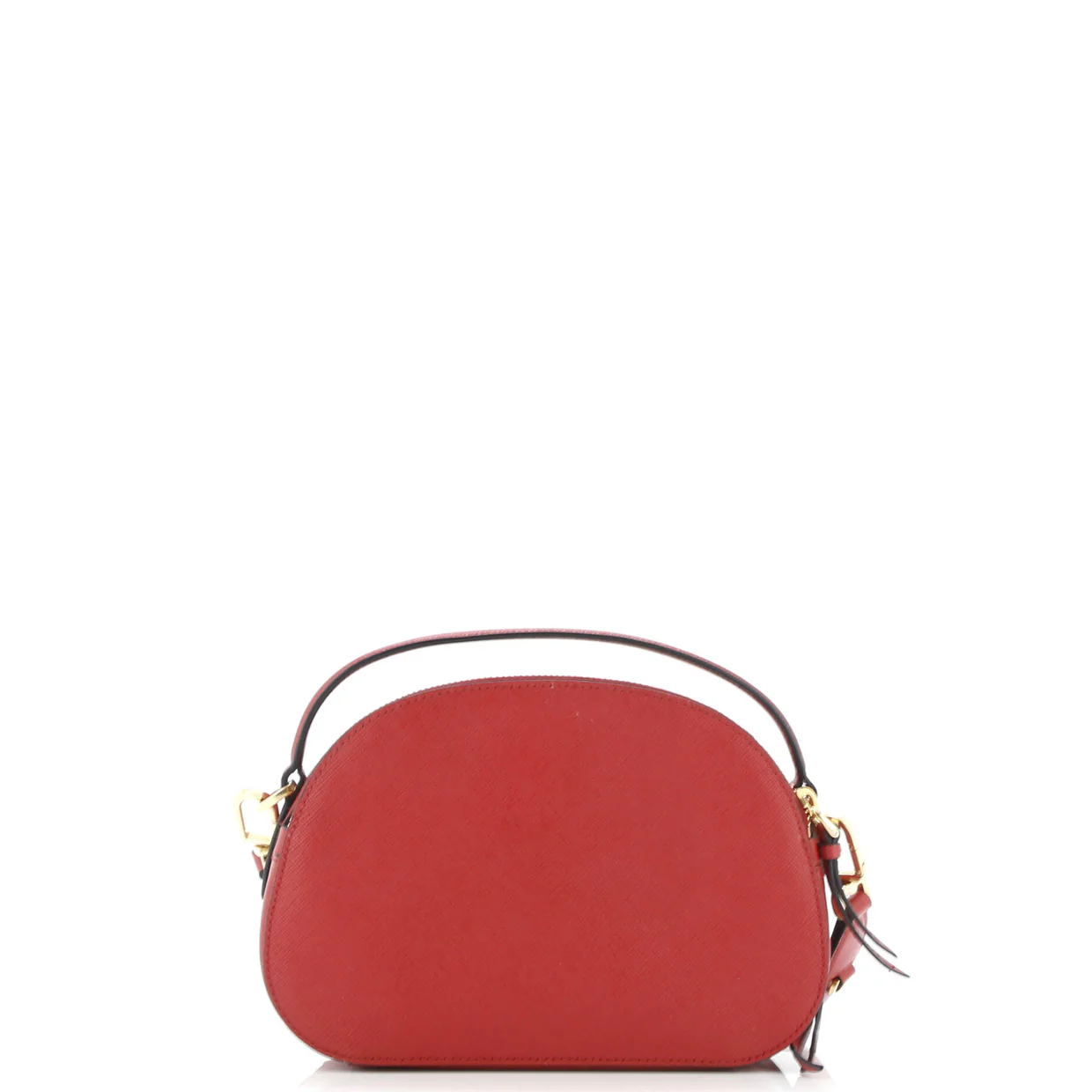 Odette Top Handle Bag Saffiano Leather Small - Deep Luxury