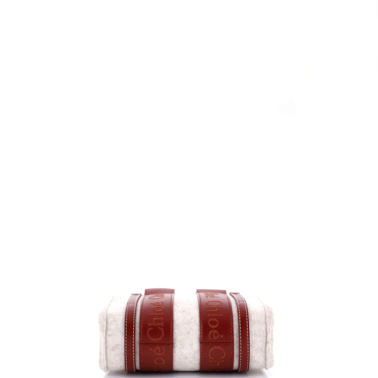 Woody Tote Recycled Felt with Leather Small - Deep Luxury