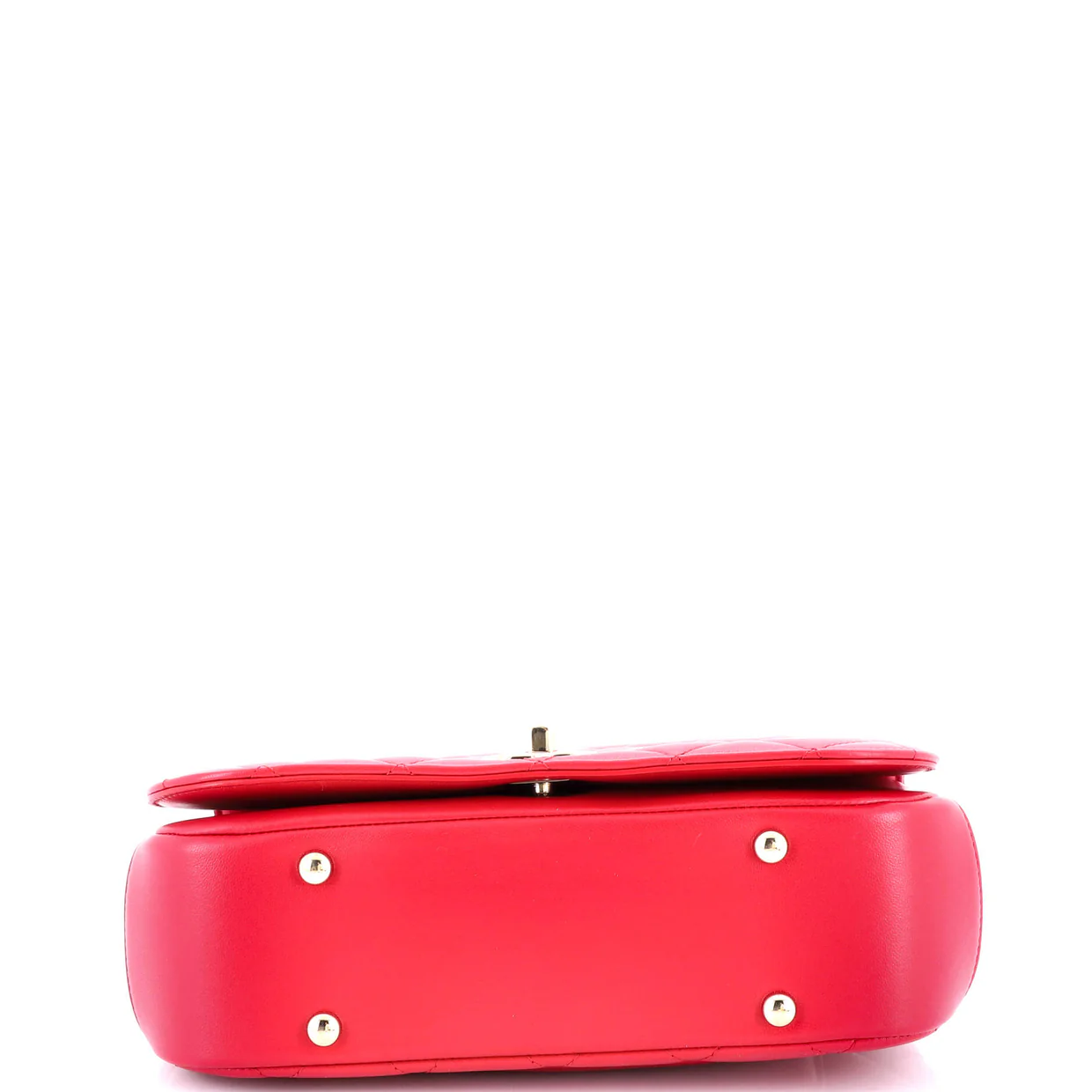 Carry Chic Flap Bag Quilted Lambskin Medium - Deep Luxury