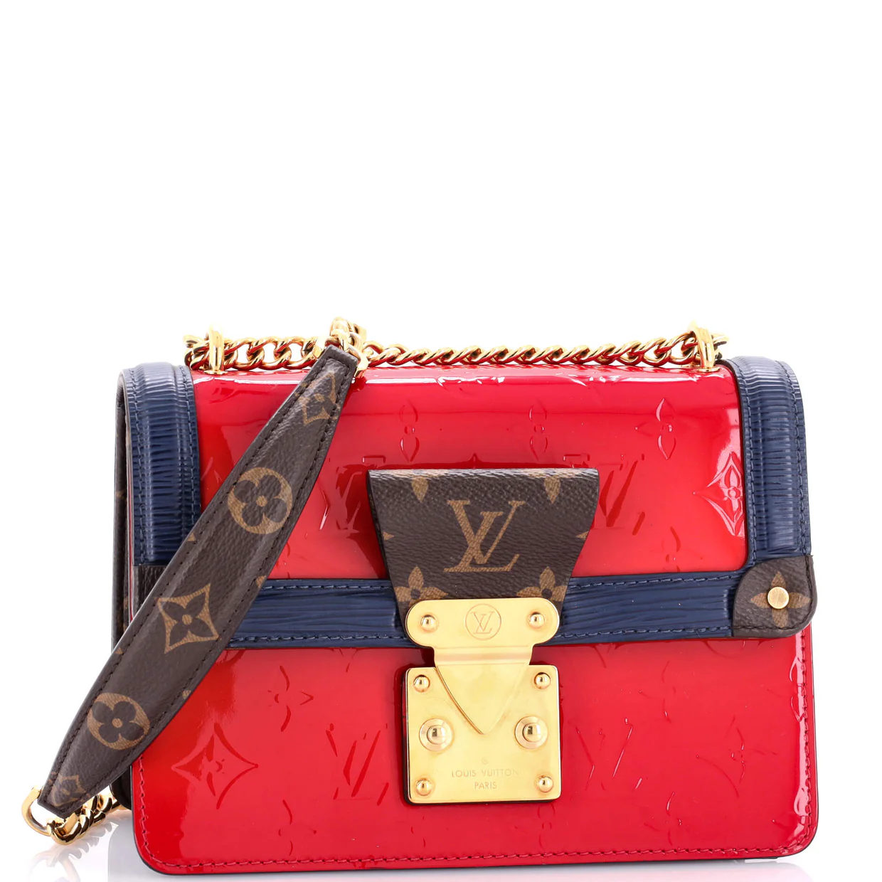 Wynwood Handbag Monogram Vernis with Monogram Canvas and Epi Leather - Deep Luxury