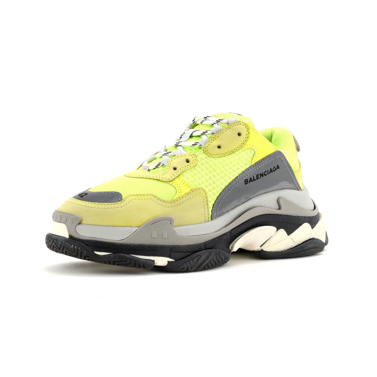 Men's Triple S Sneakers Fabric and Mesh with Faux Leather - Deep Luxury