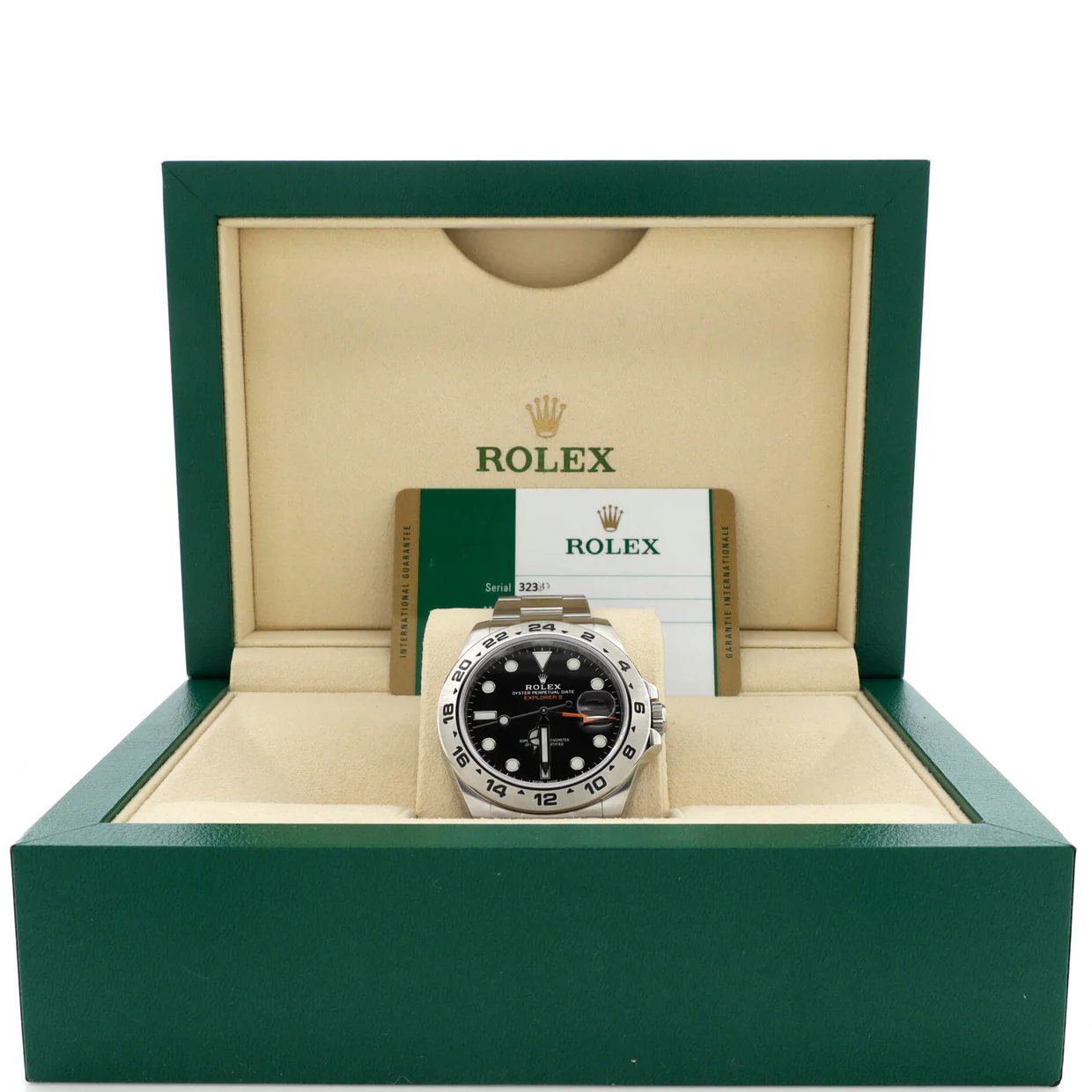 Oyster Perpetual Explorer II Automatic Watch Stainless Steel 42 - Deep Luxury