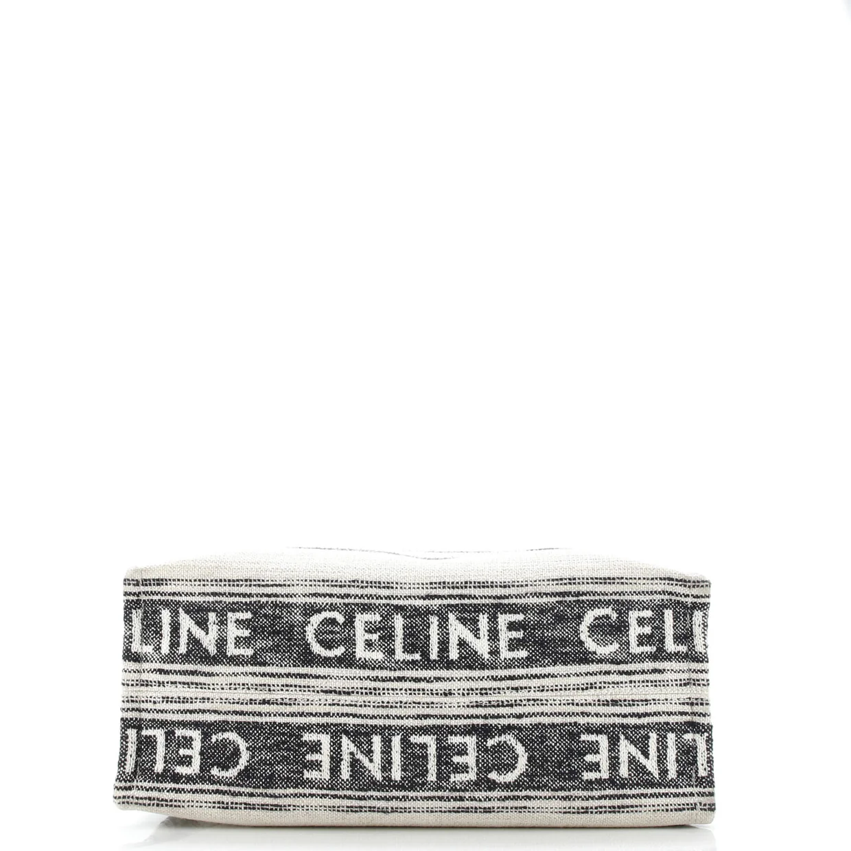 Cabas Thais Tote Striped Jacquard Textile Large - Deep Luxury