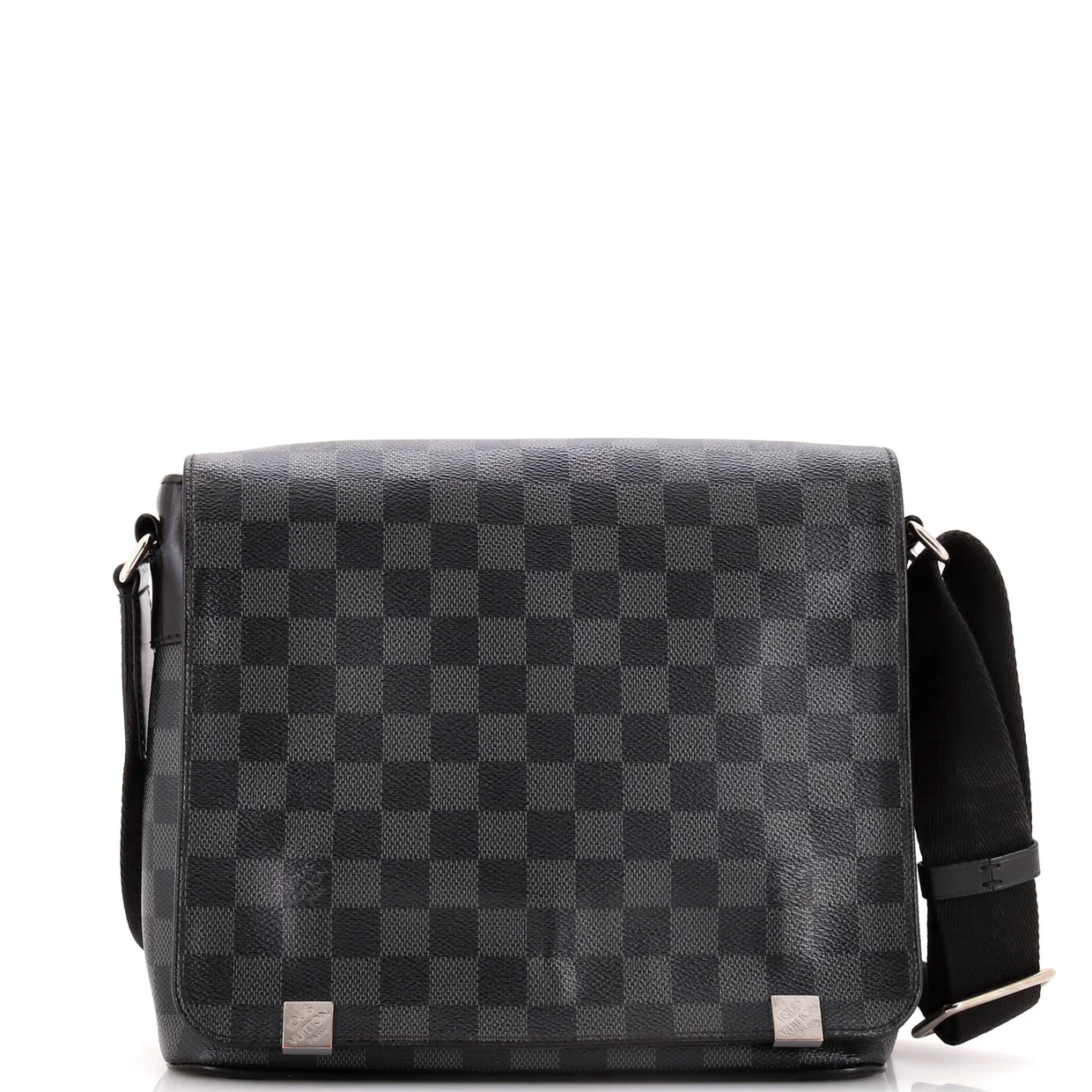 District NM Messenger Bag Damier Graphite PM - Deep Luxury