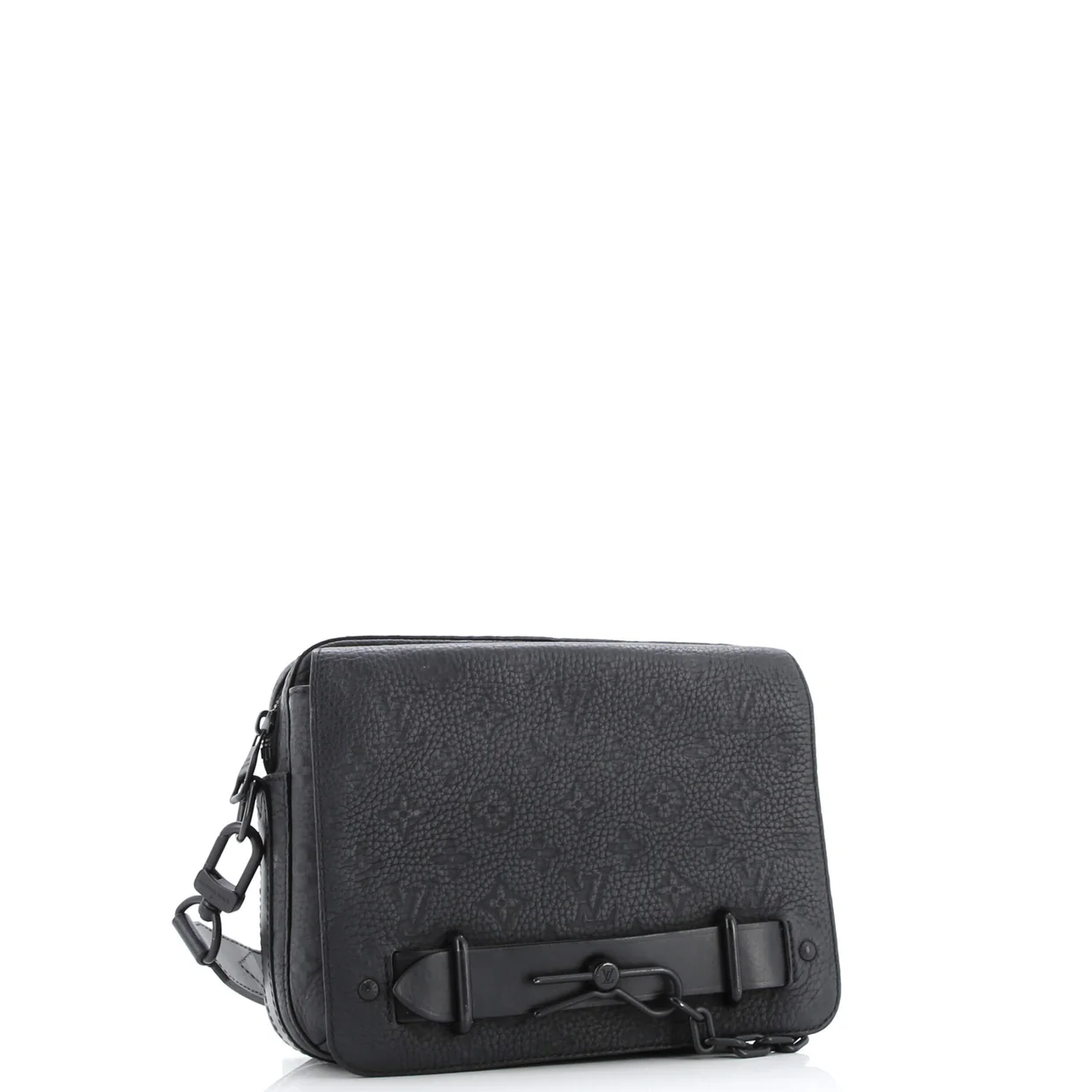 Steamer Messenger Bag Monogram Taurillon Leather - Deep Luxury