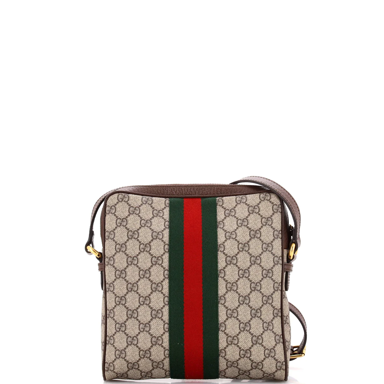 Ophidia Messenger Bag GG Coated Canvas Small - Deep Luxury