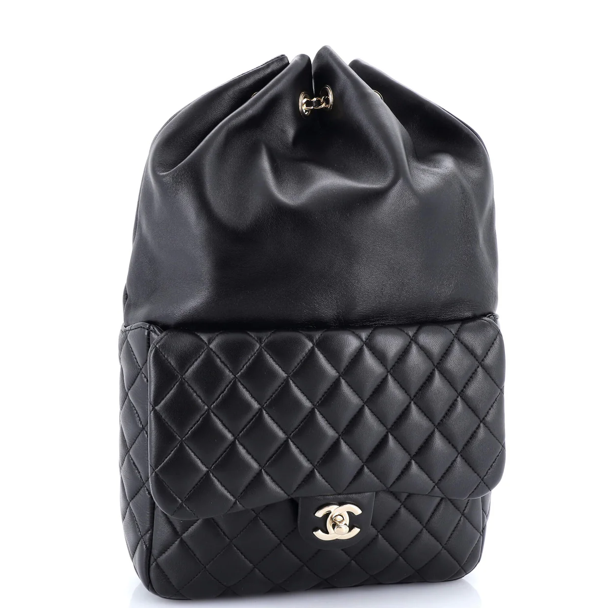 Backpack In Seoul Lambskin Large - Deep Luxury