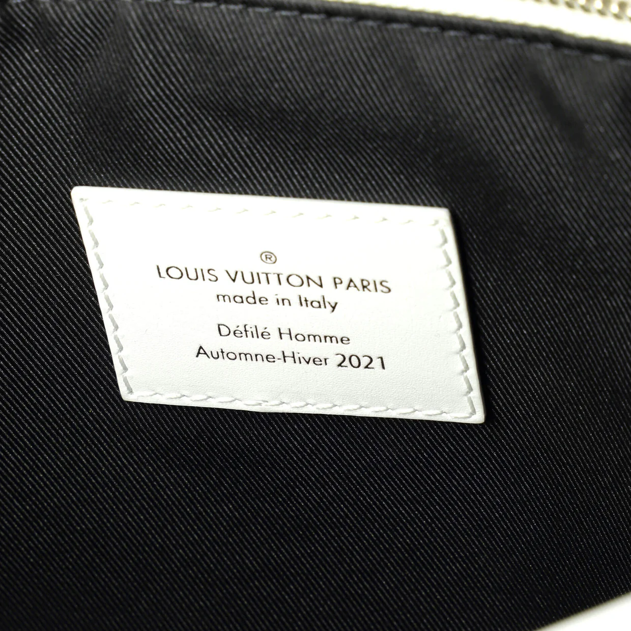 Newspaper Pouch Printed Leather - Deep Luxury