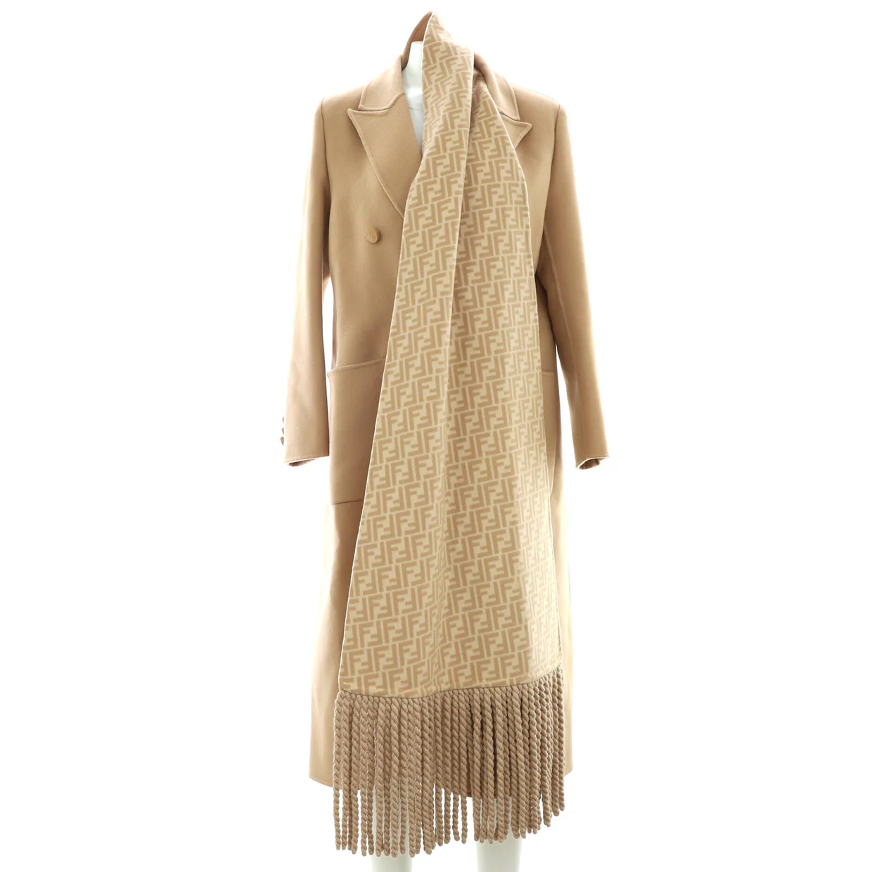 Women's Collared Wrap Coat Wool Blend - Deep Luxury