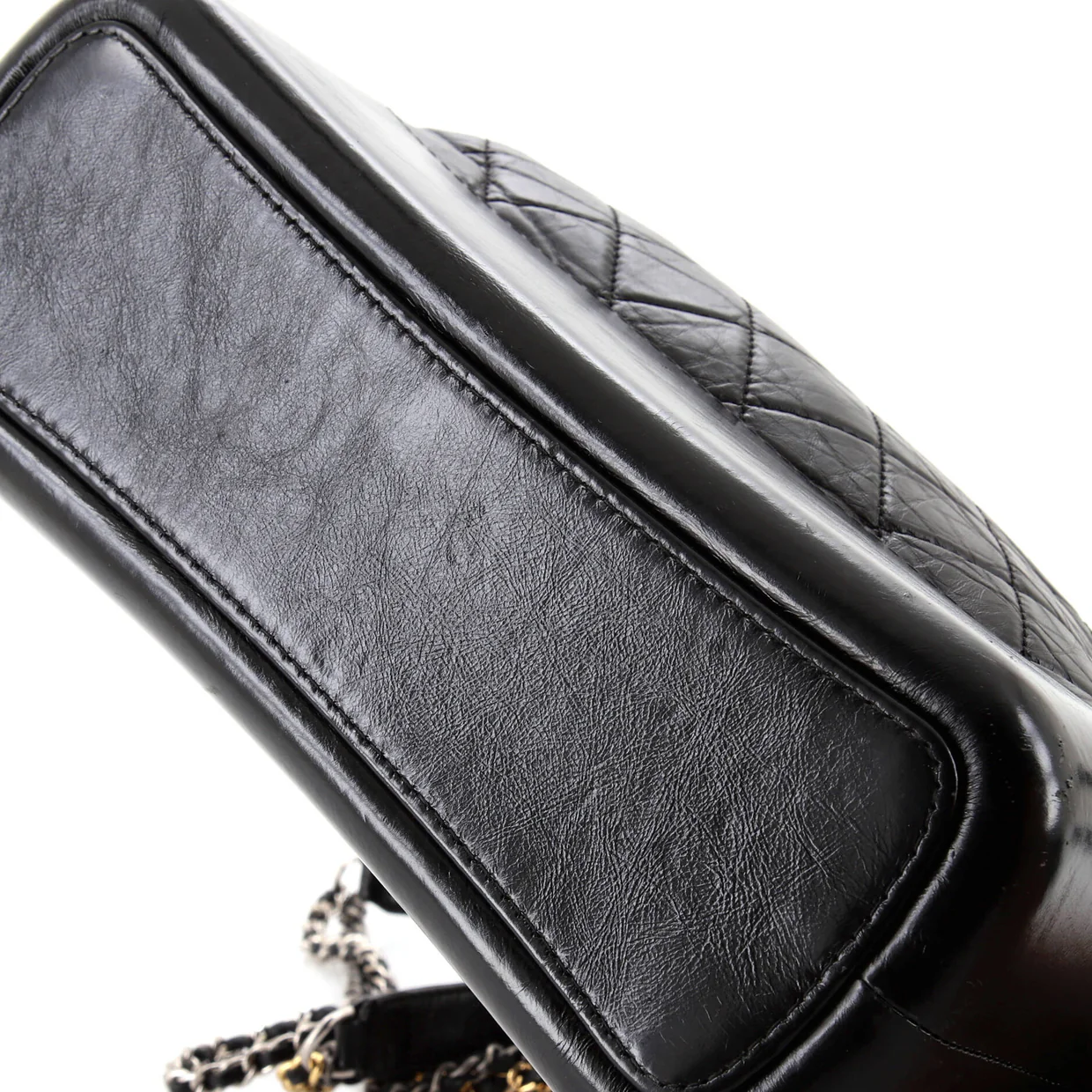 Gabrielle Hobo Quilted Aged Calfskin Medium - Deep Luxury