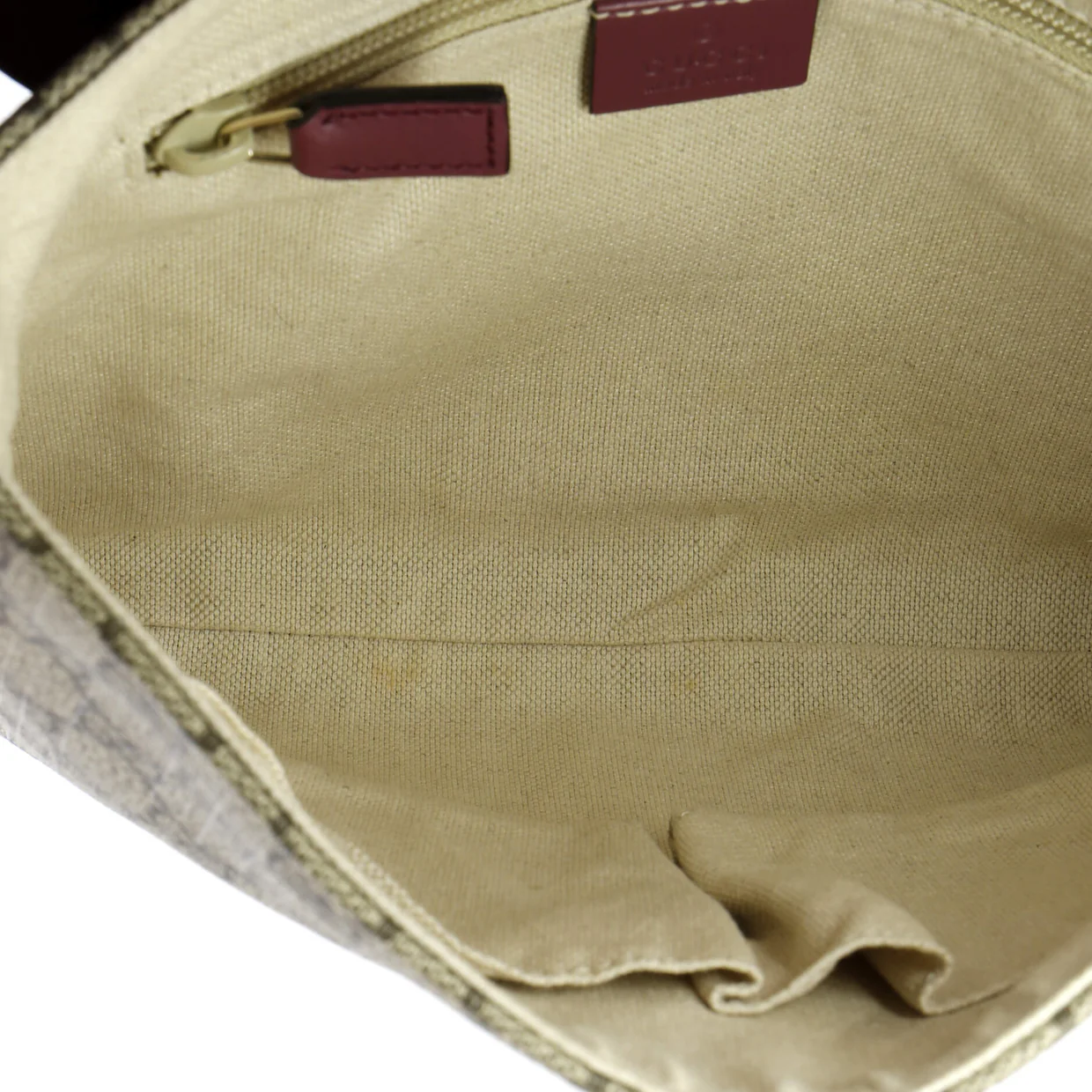 Flap Messenger Bag GG Coated Canvas with Leather Medium - Deep Luxury