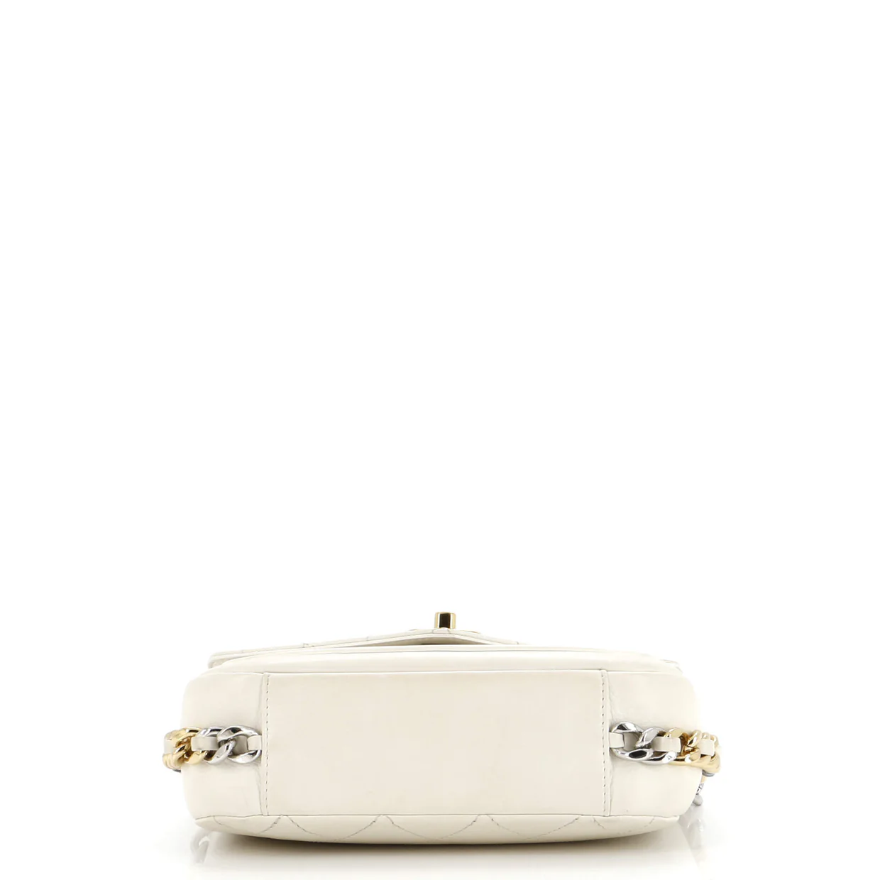 Two Tone Envelope Flap Bag Quilted Calfskin Medium - Deep Luxury